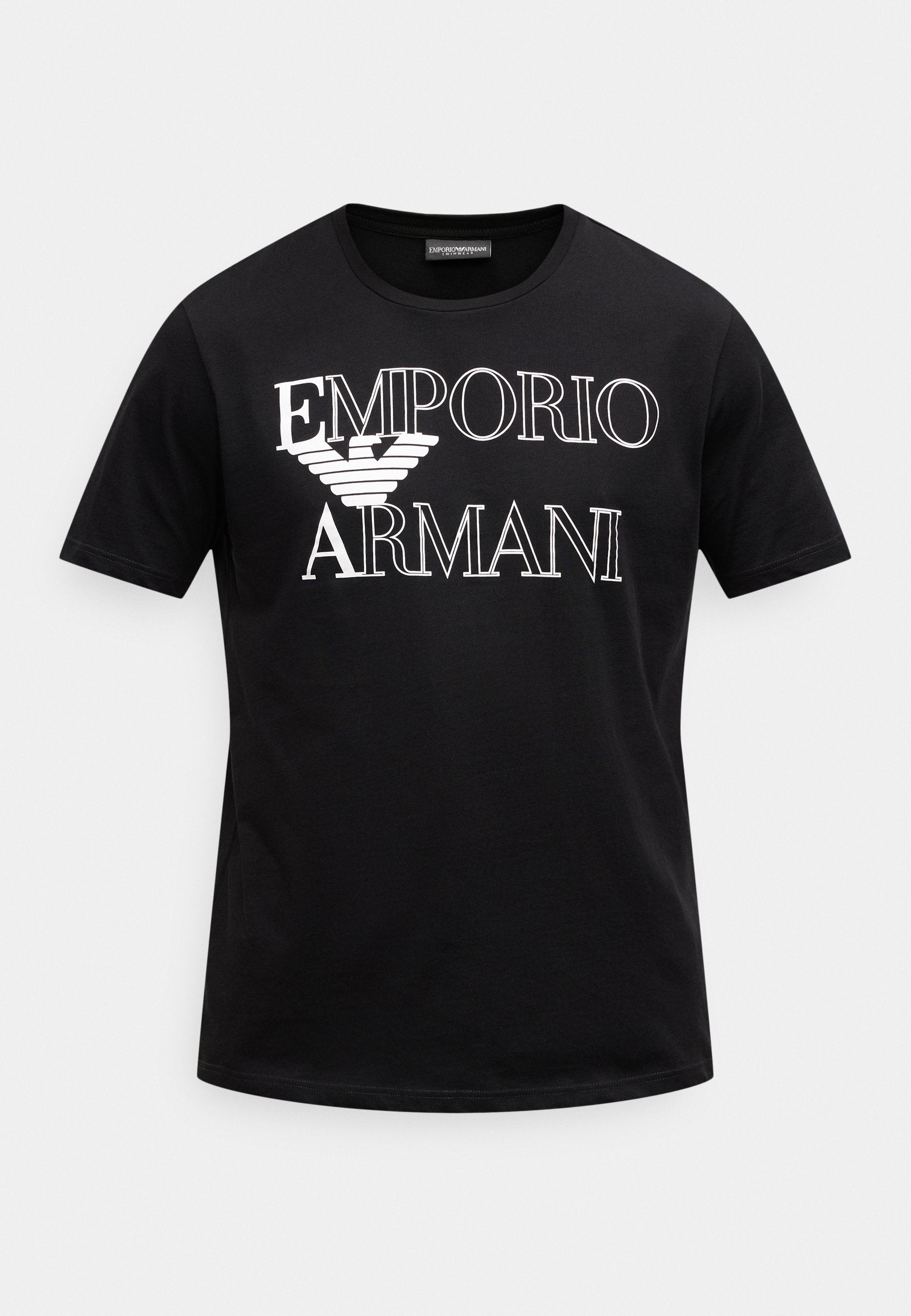CREW NECK - Pyjama top - black