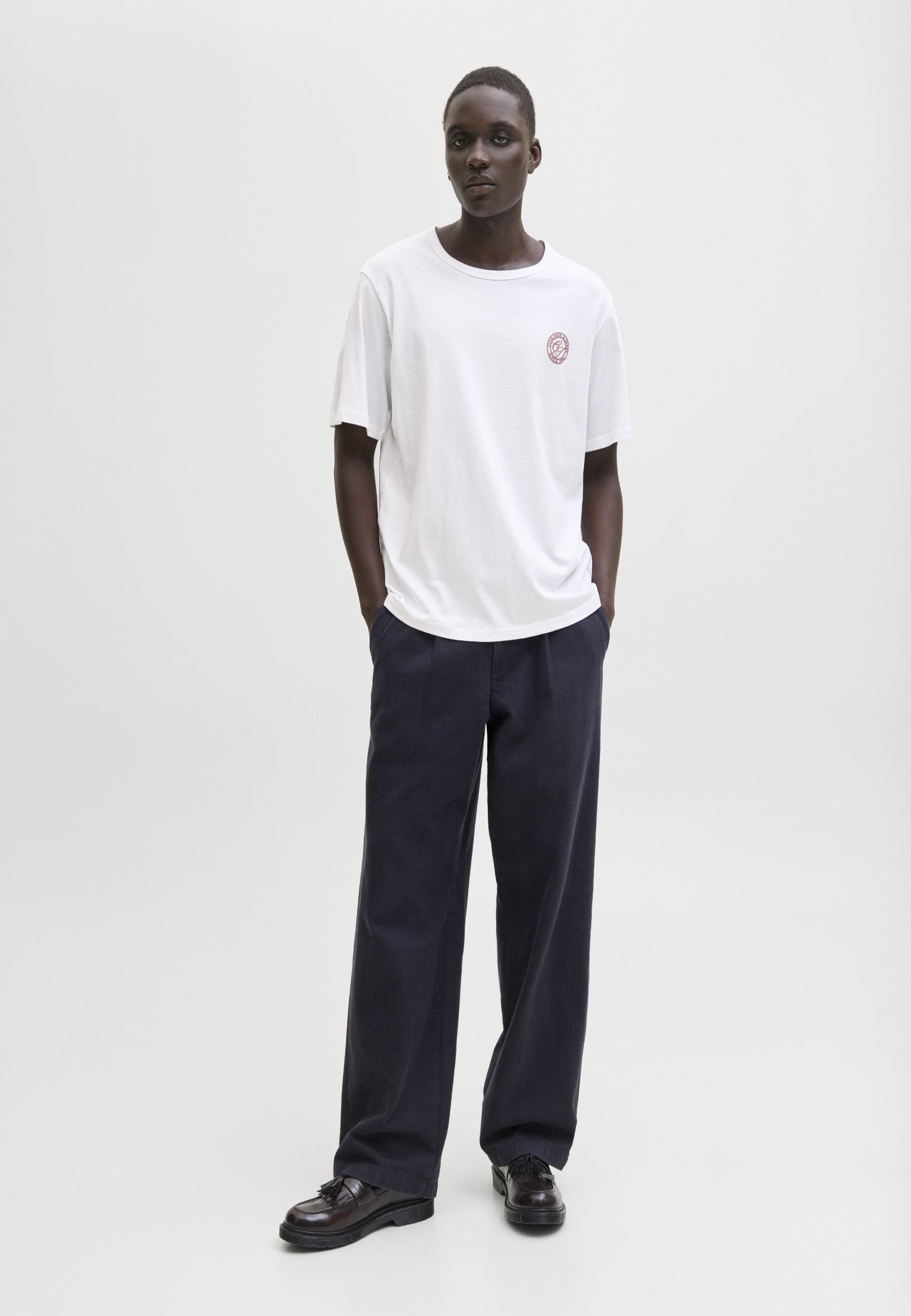 T- - Print T-shirt - bright white