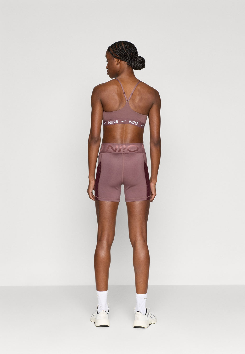 SCULPT SHORT  - Leggings - tattoo/burgundy crush/white