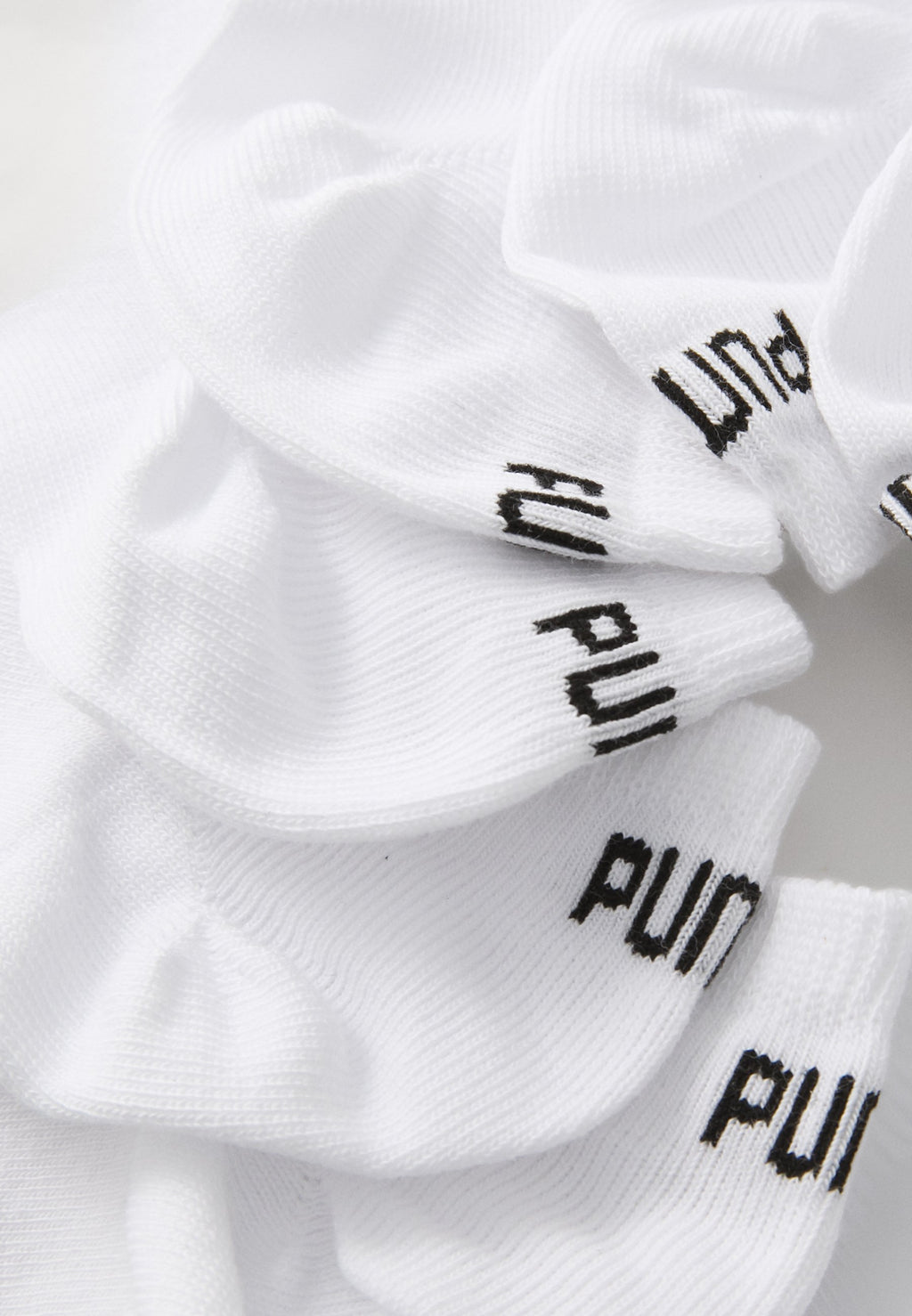 SNEAKER DÜZ UNISEX 9'LU PAKET - Çorap - beyaz