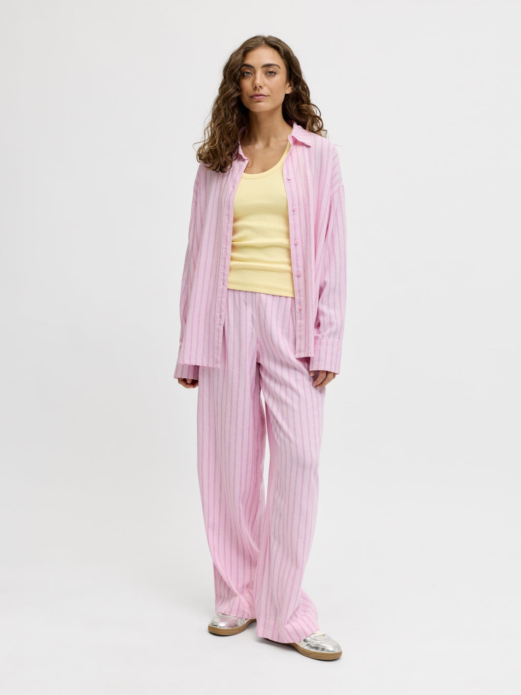 JXALMIRA - Button-down blouse - pink lady