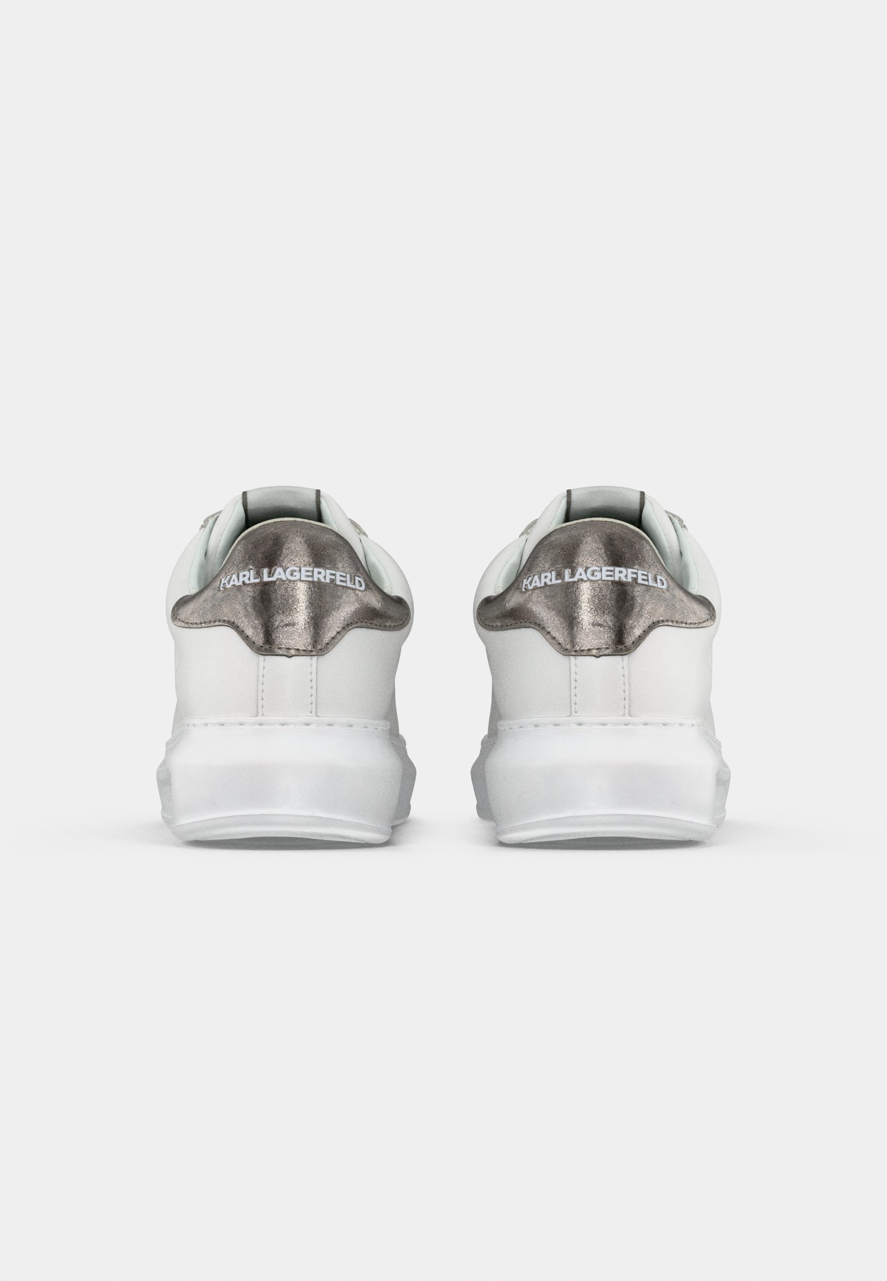 KAPRI MAISON LACE - Trainers - white/silver-coloured