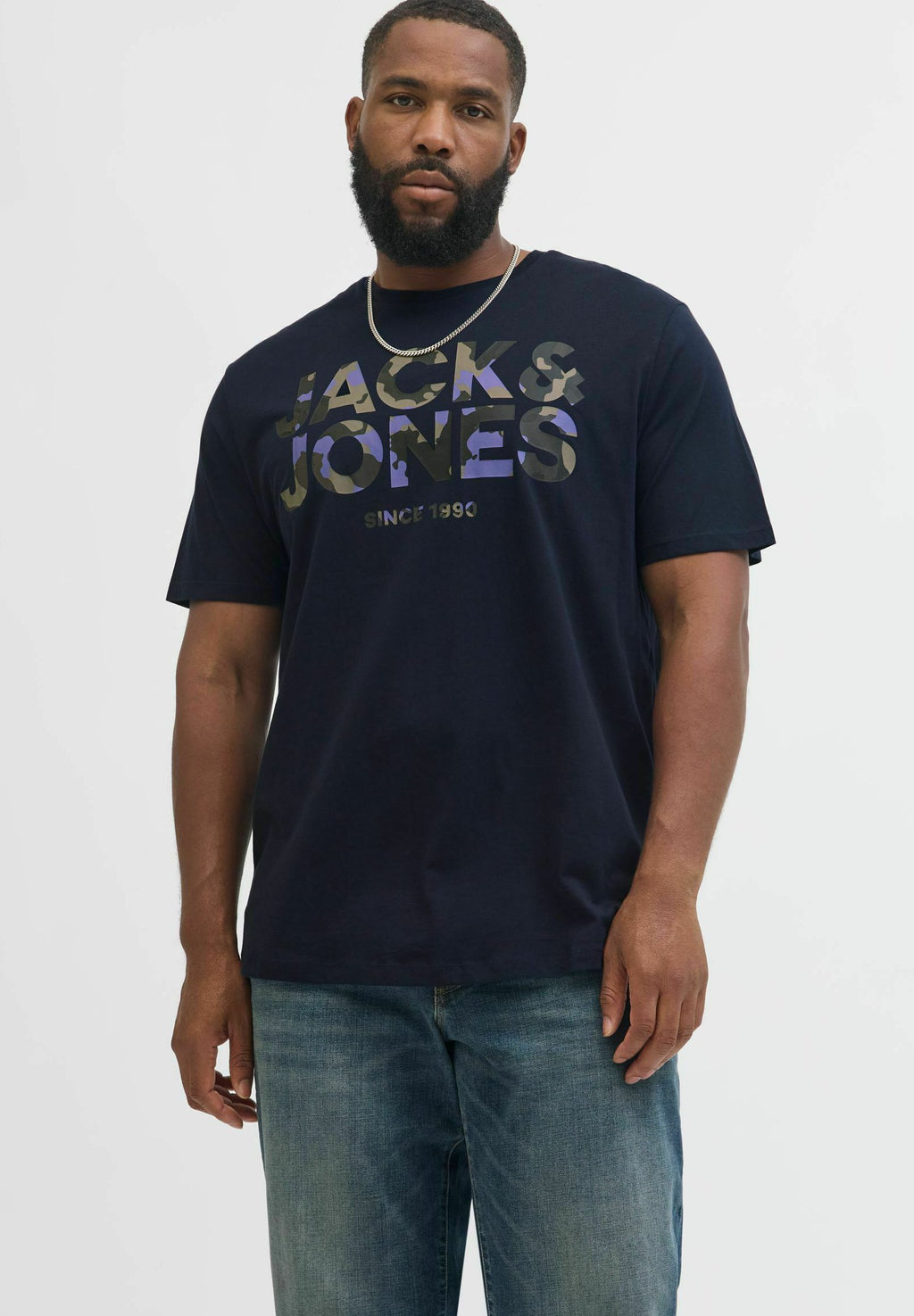 Plus Size 3-pack - Print T-shirt - black