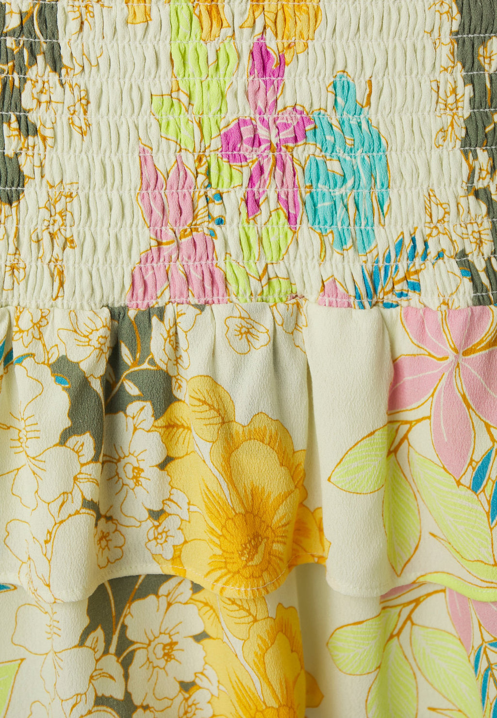 TONI SMOCKED SKIRT - A-line skirt - gold coast