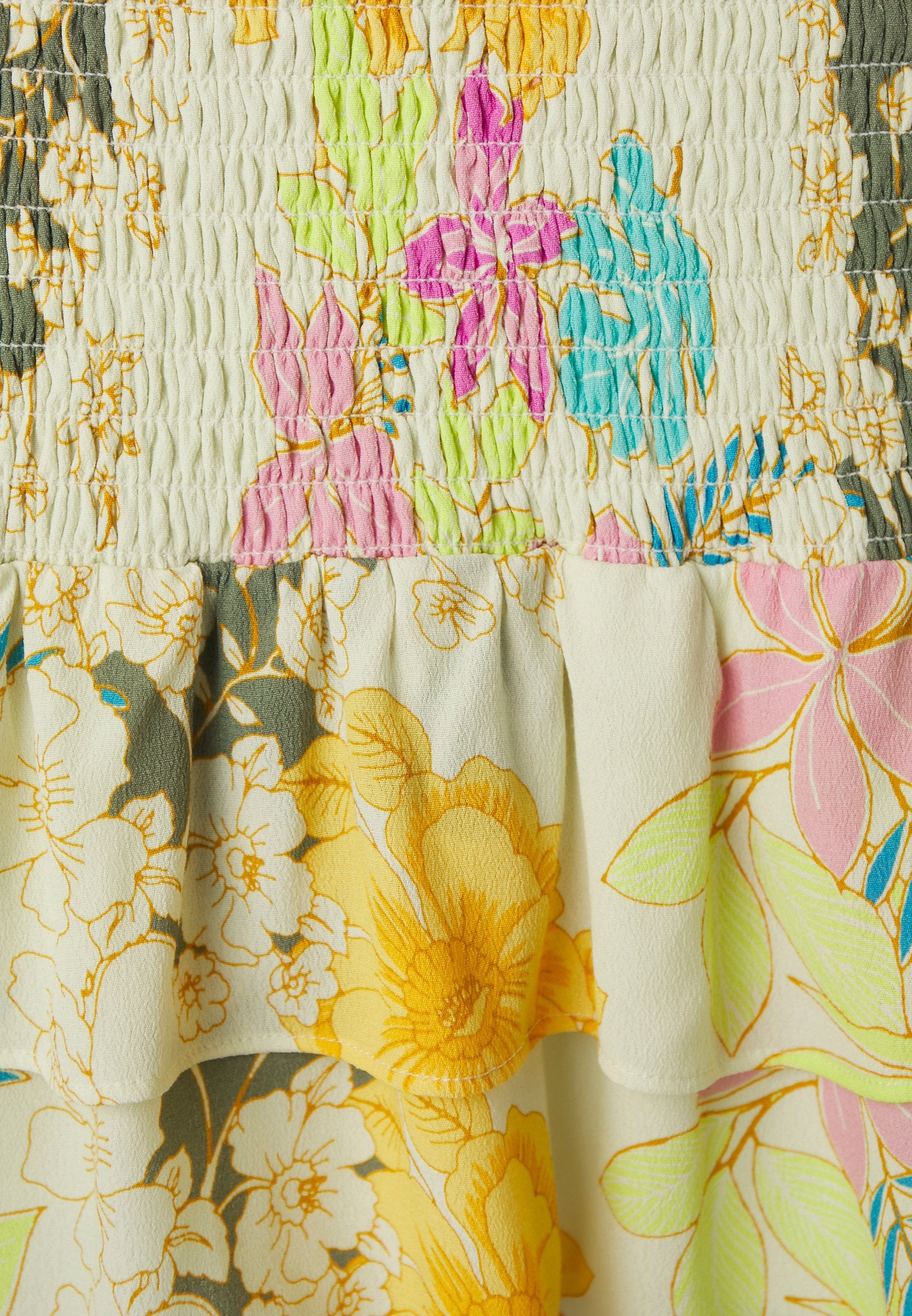TONI SMOCKED SKIRT - A-line skirt - gold coast
