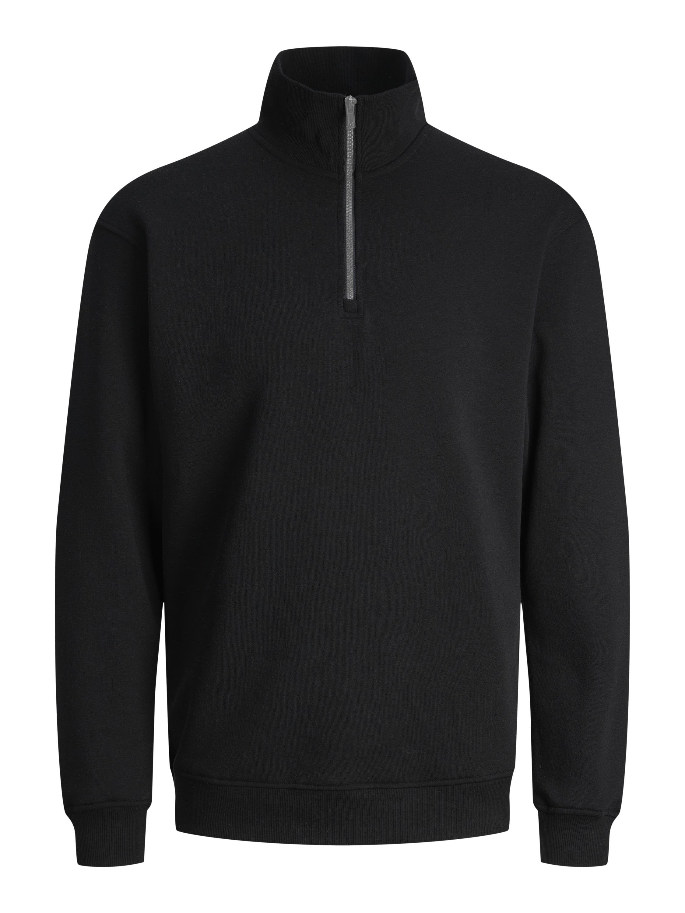 Half zip Plain Half zip - Sweatshirt - black