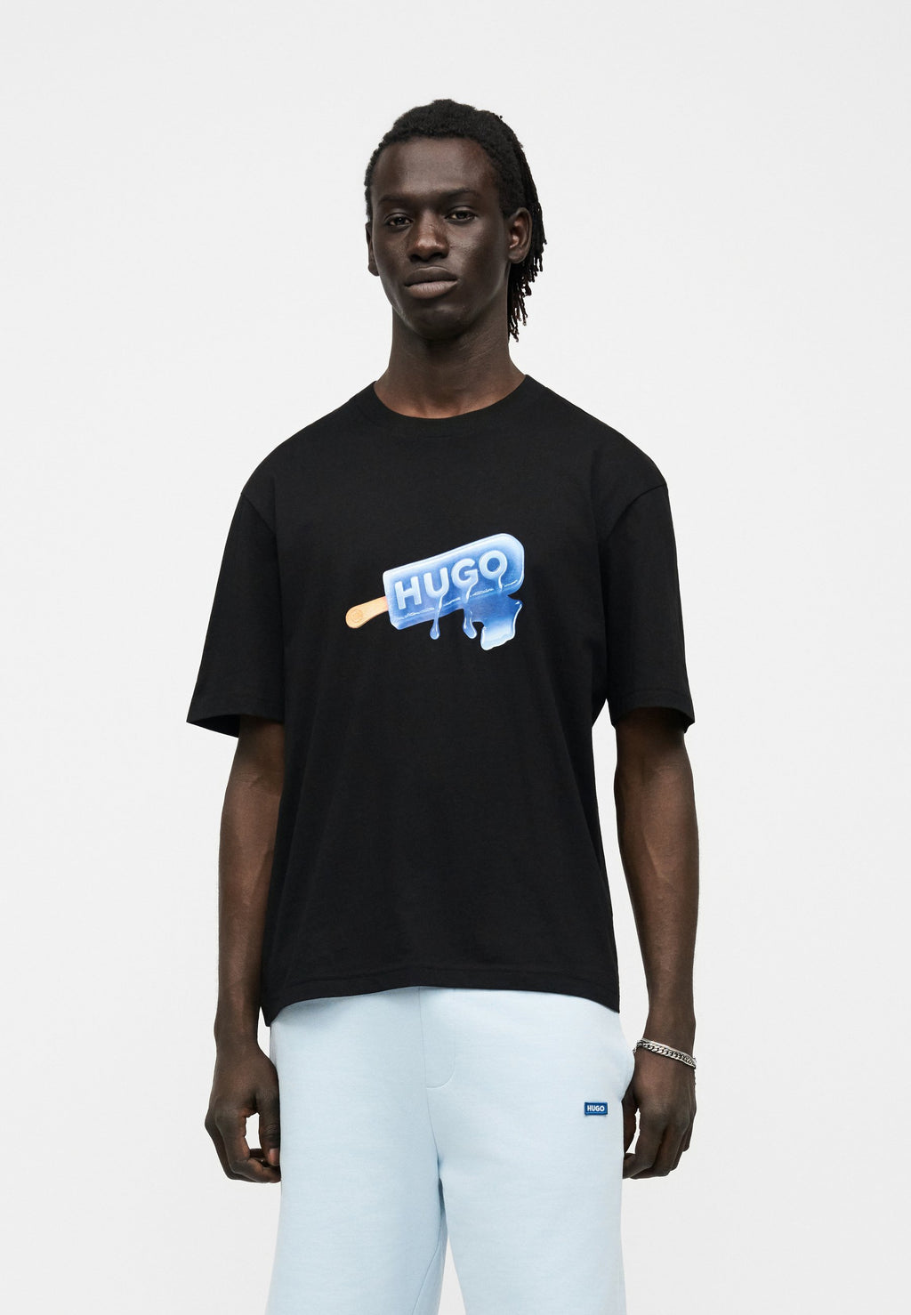 NOGLASY - Print T-shirt - black