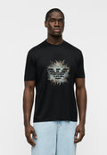 Print T-shirt - black beauty