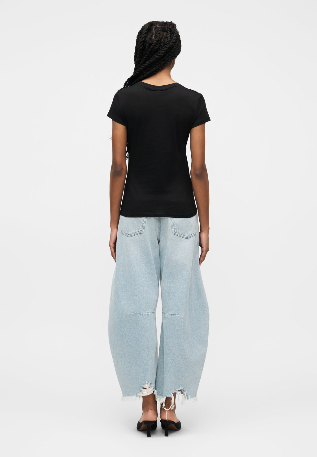 Print T-shirt - black