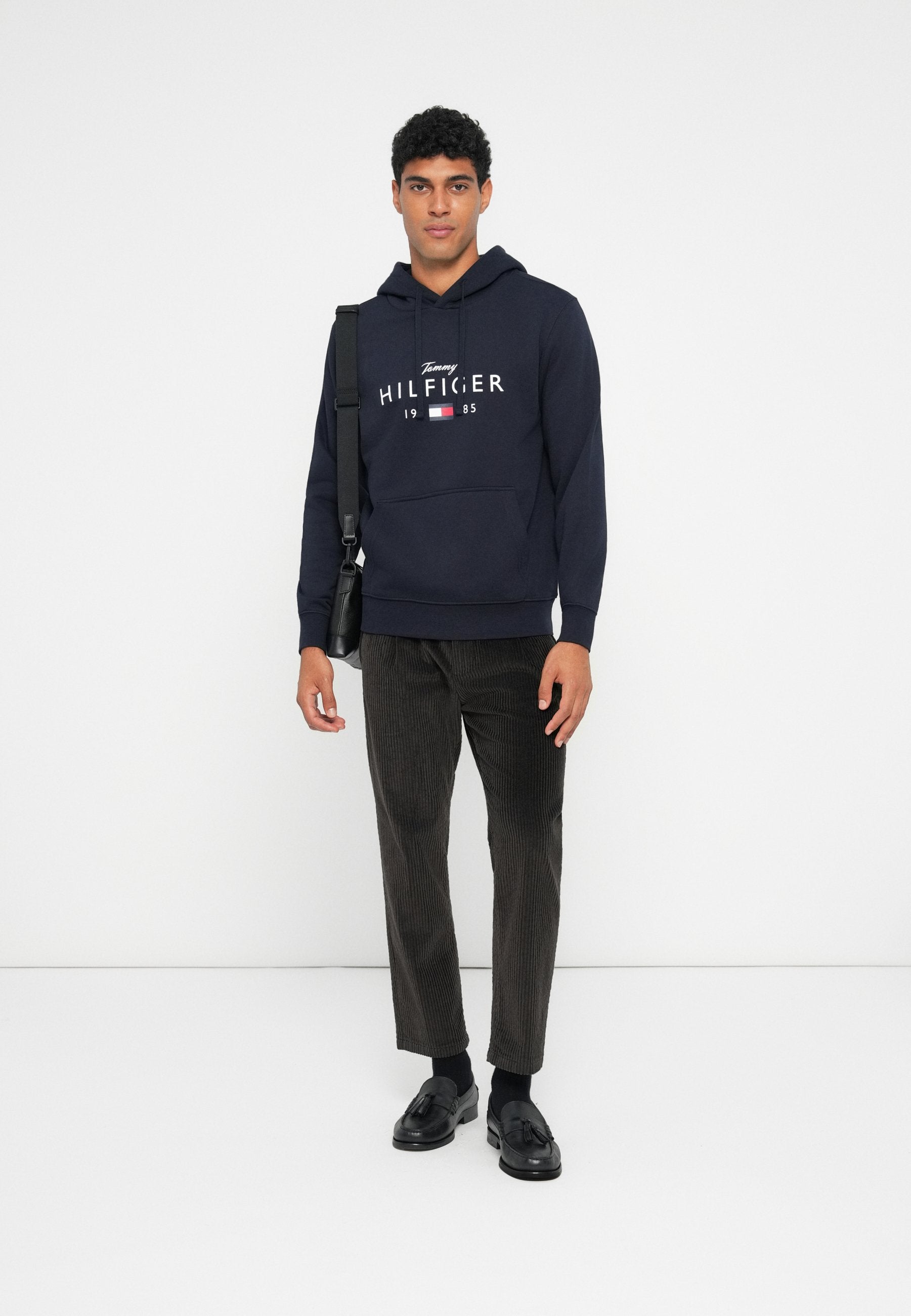 LOGO GRAPHIC FLEX FLEECE HOODY - Hoodie - desert sky