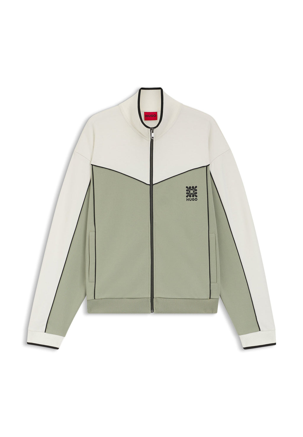 Zip-up sweatshirt - light/pastel green
