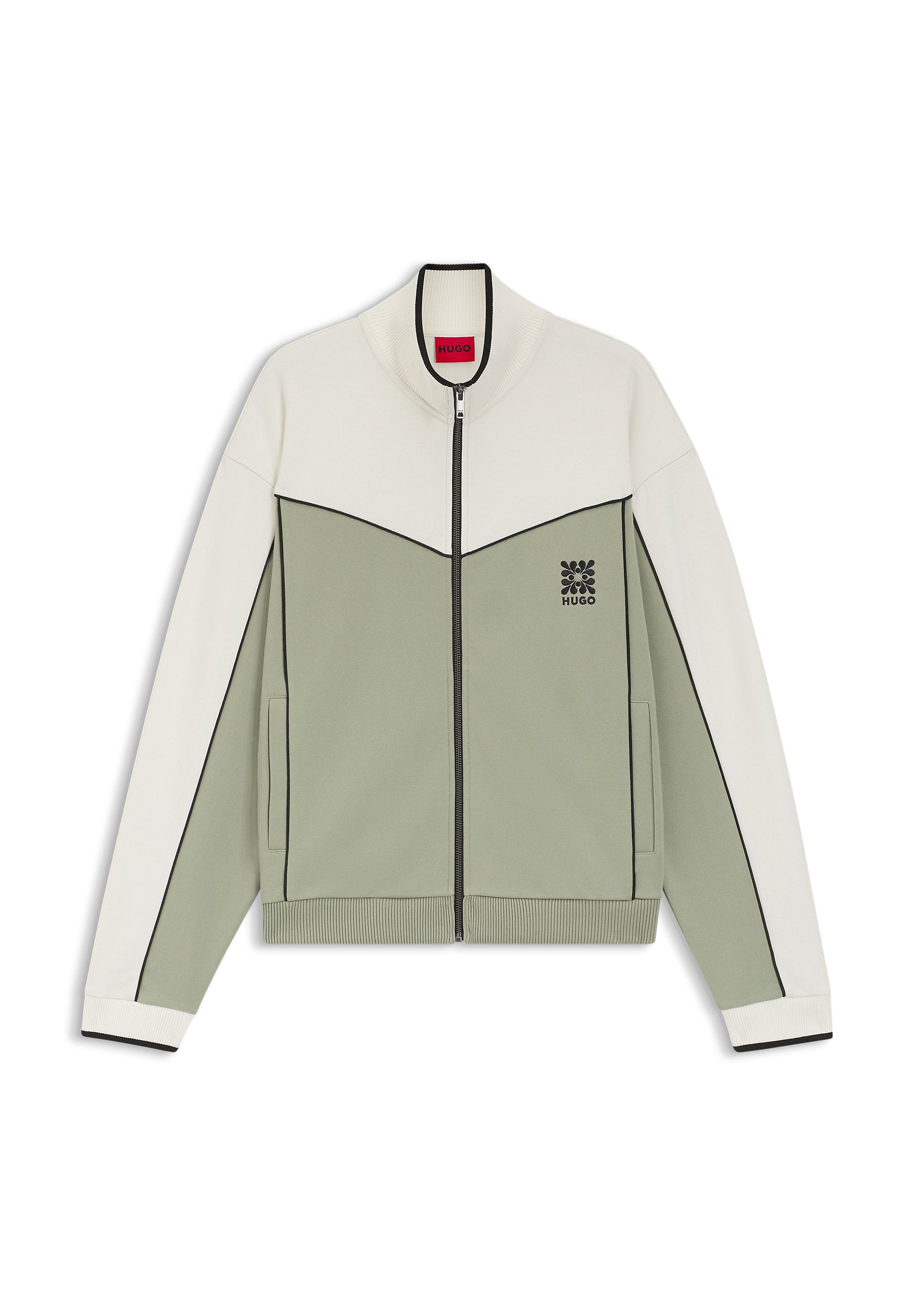 Zip-up sweatshirt - light/pastel green