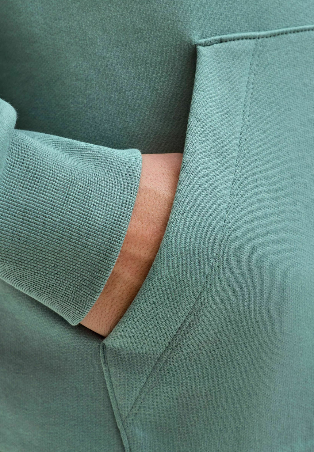 Logo - Hoodie - mineral blue