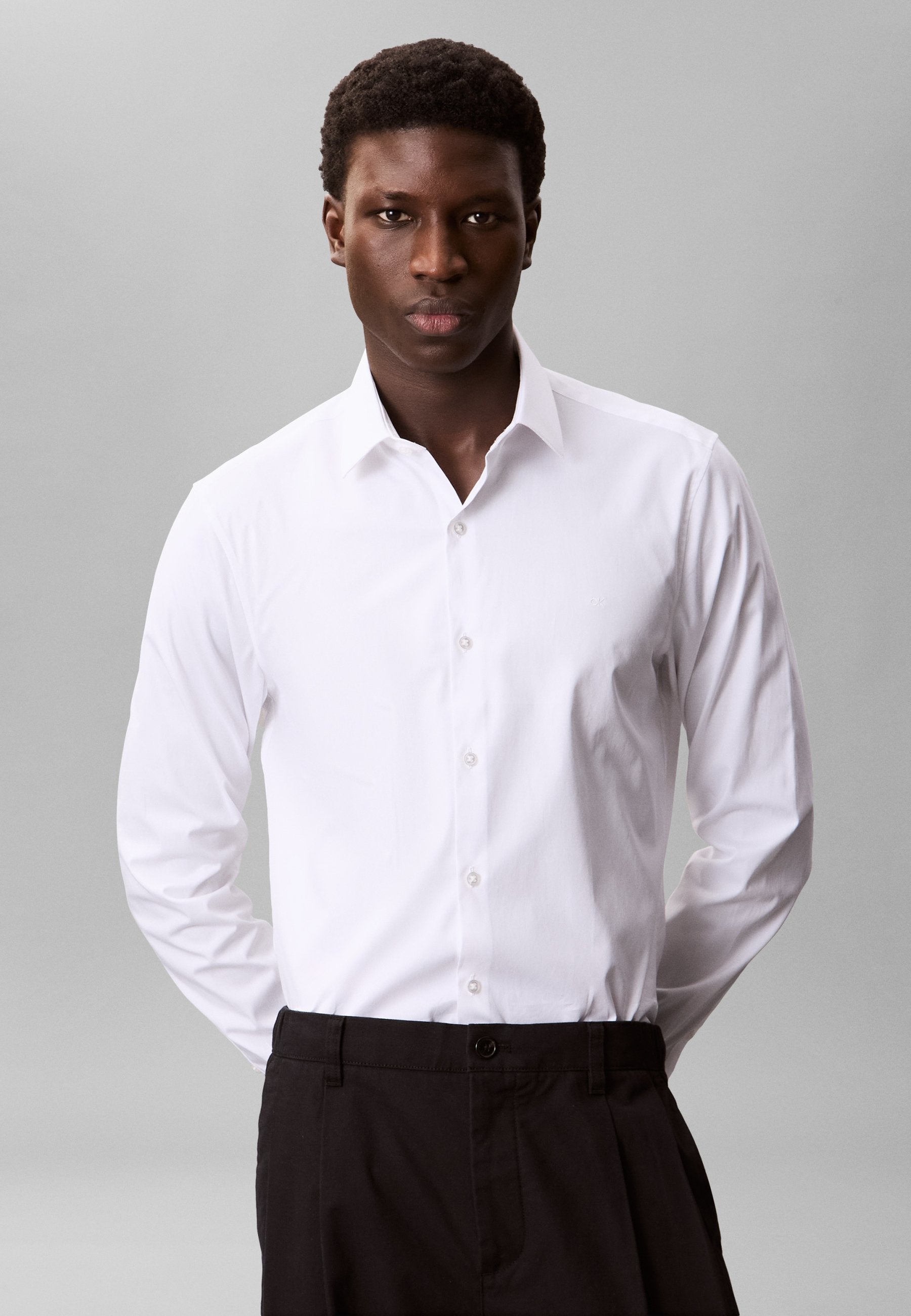 SLIM - Formal shirt - white