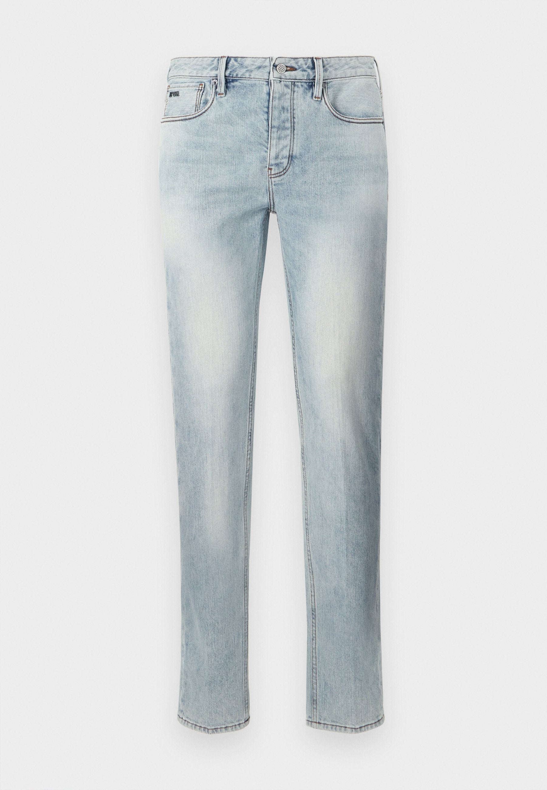 POCKETS PANT - Slim fit jeans - light blue denim