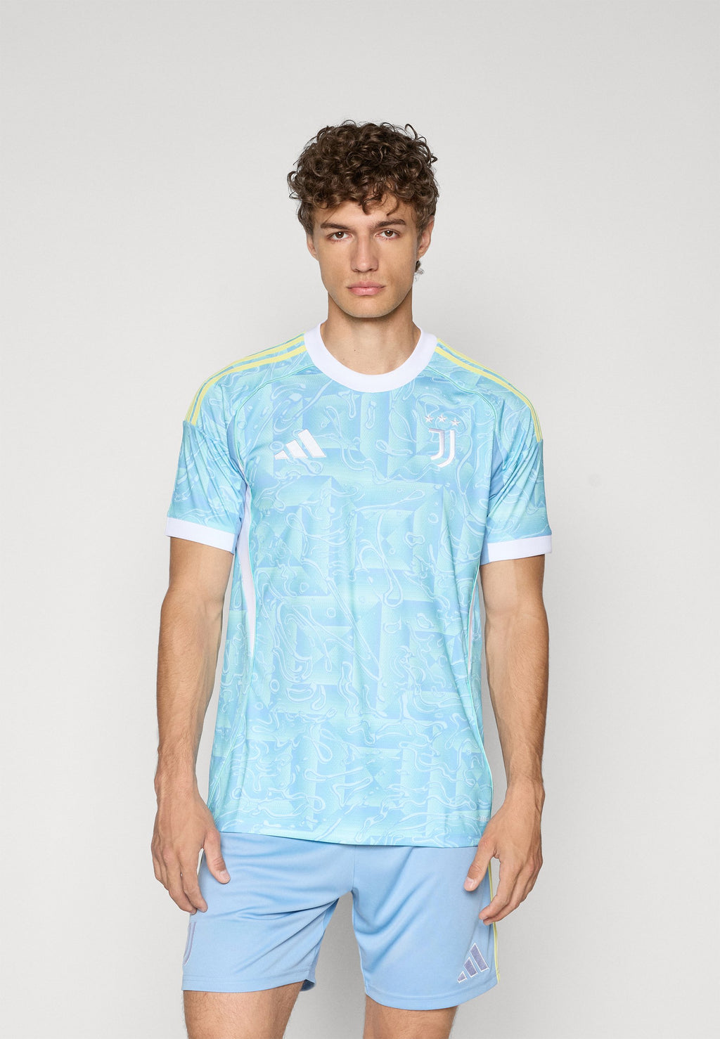 JUVENTUS 25/26 AWAY JERSEY - Sports T-shirt - ash blue