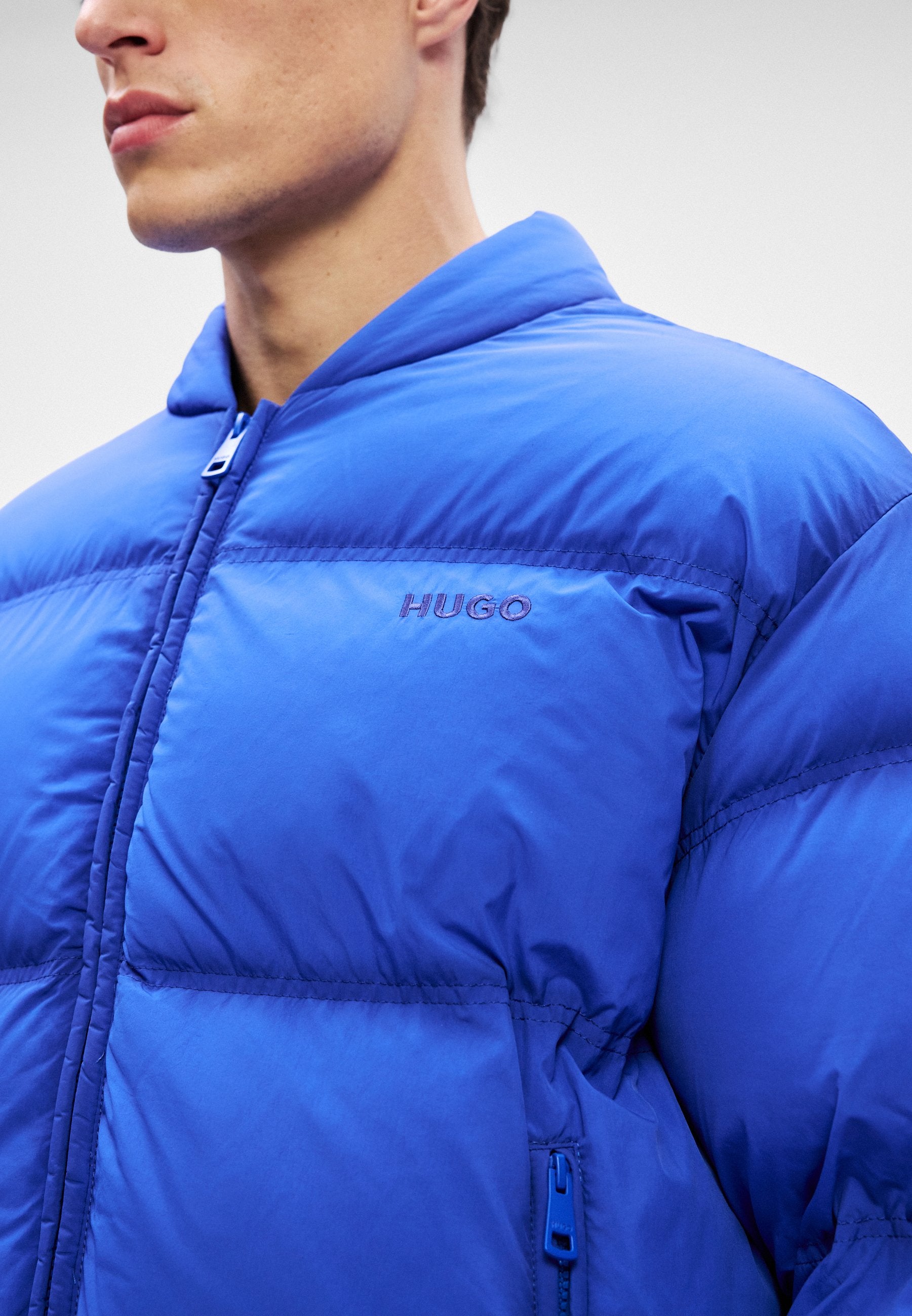 BRADEN - Winter jacket - open blue