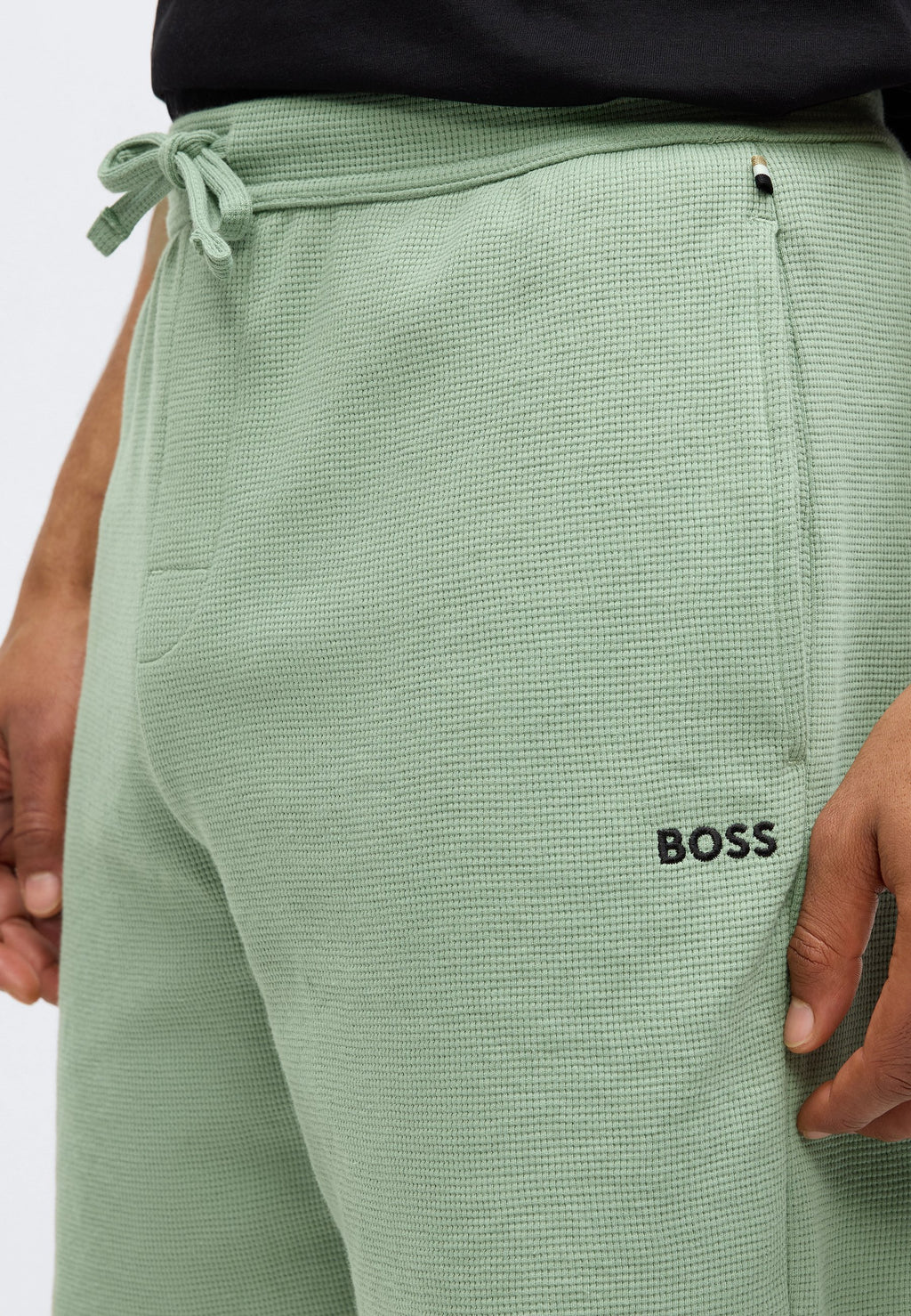 WAFFLE - Pyjama bottoms - open green