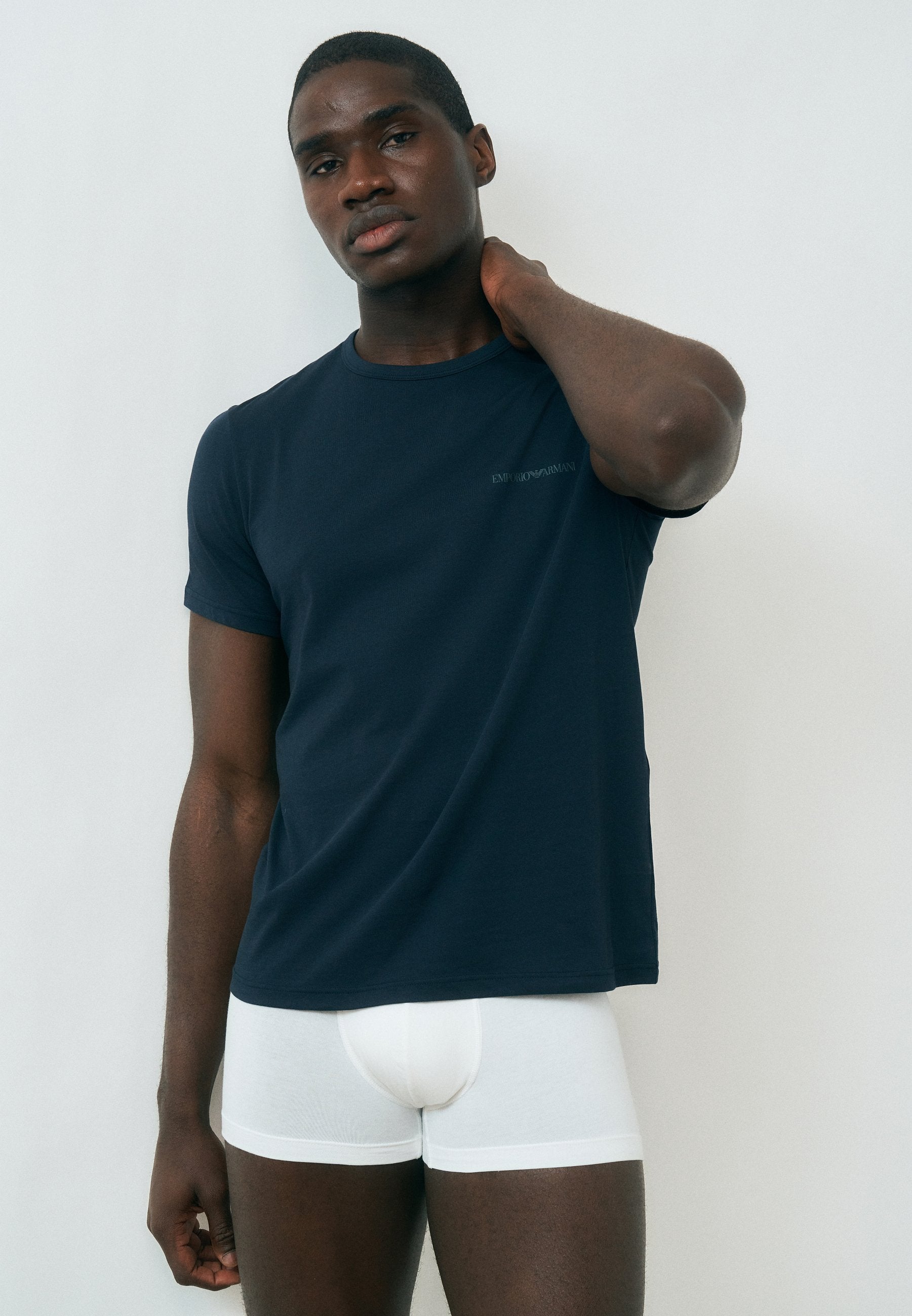 PARTE ALTA CREW NECK 2 PACK - Basic T-shirt - blue/orion
