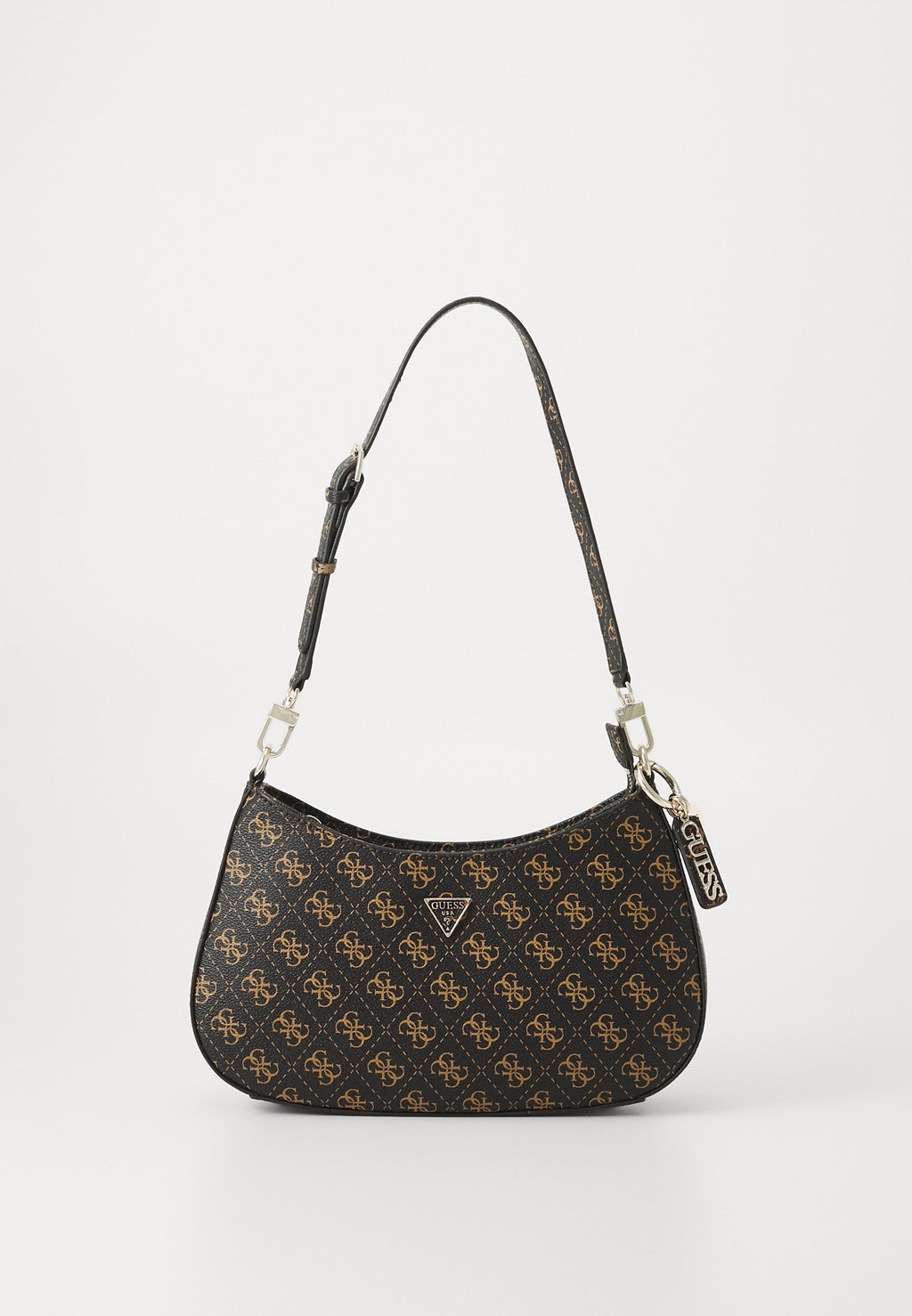 NOELLE II TOP ZIP SHOULDER BAG - Handbag - brown