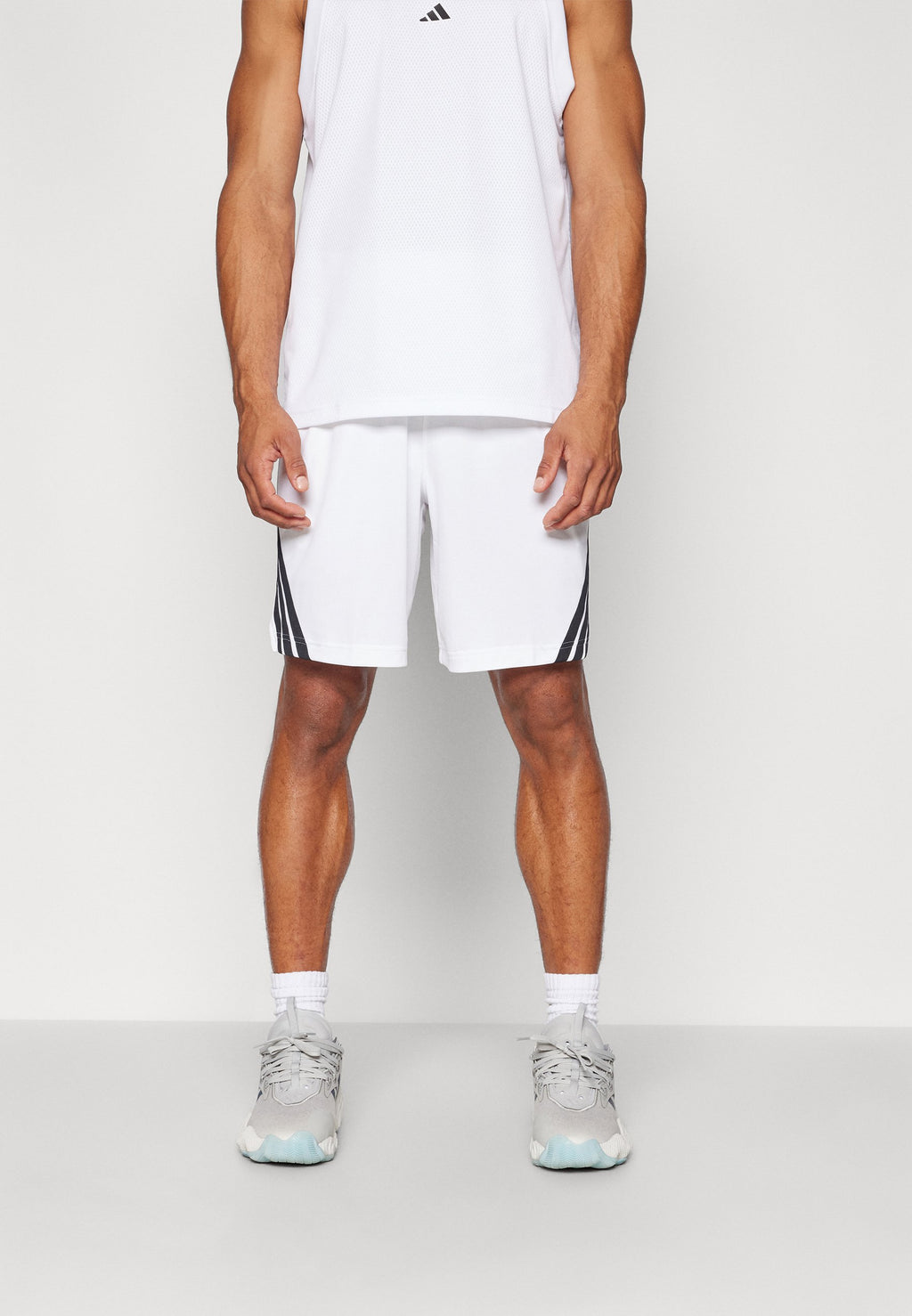 3-STRIPES   - Sports shorts - white black