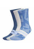 3 PACK UNISEX - Sports socks - glow blue white tech indigo