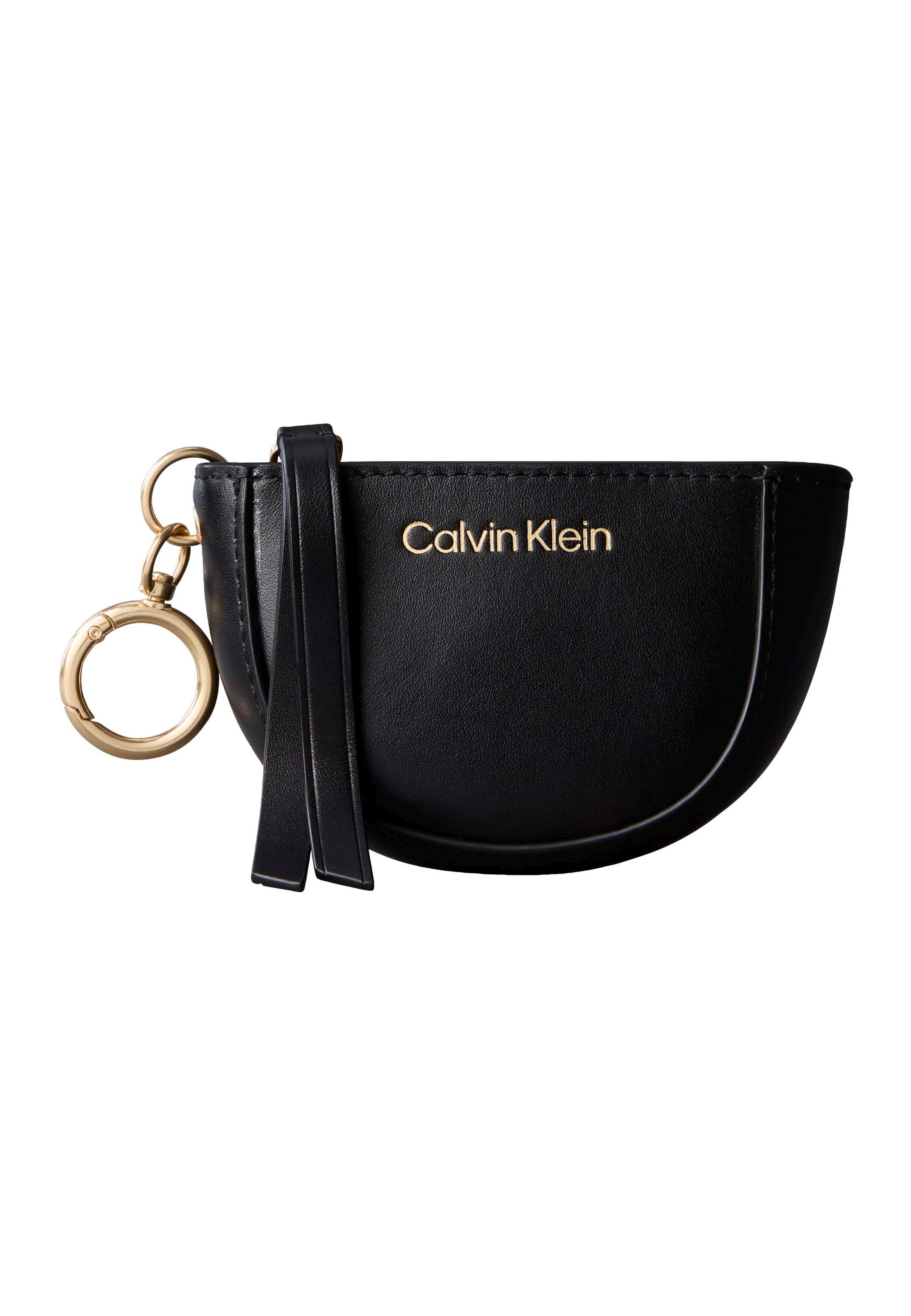 EMBOSSED MINI POUCH CHARM - Key holder - black