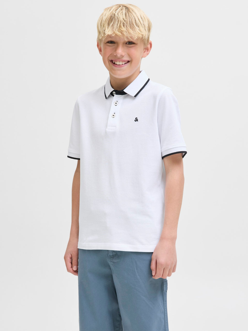 JJEPAULOS - Polo shirt - white