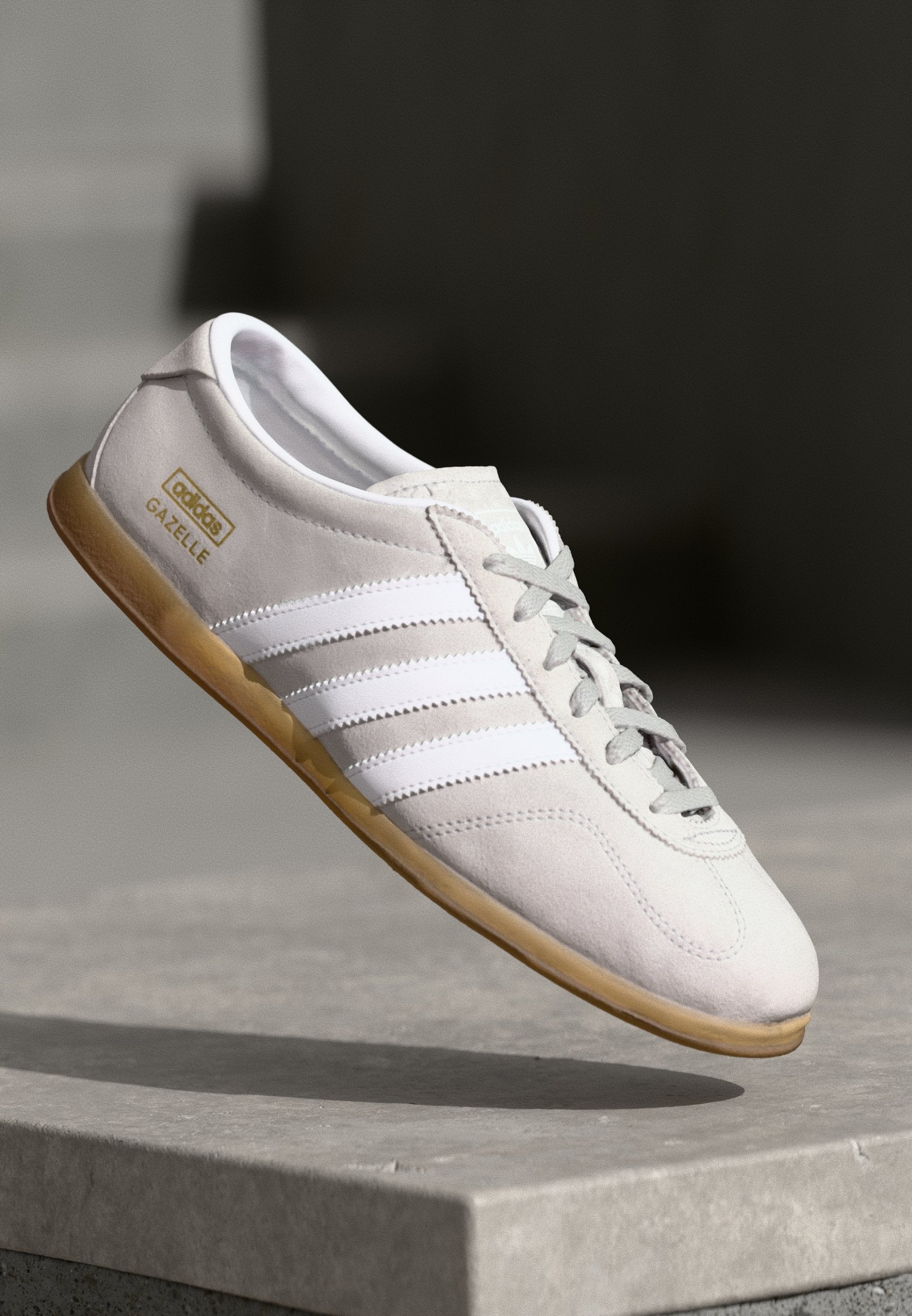 GAZELLE LO PRO W - Baskets - gris deux/blanc chaussures