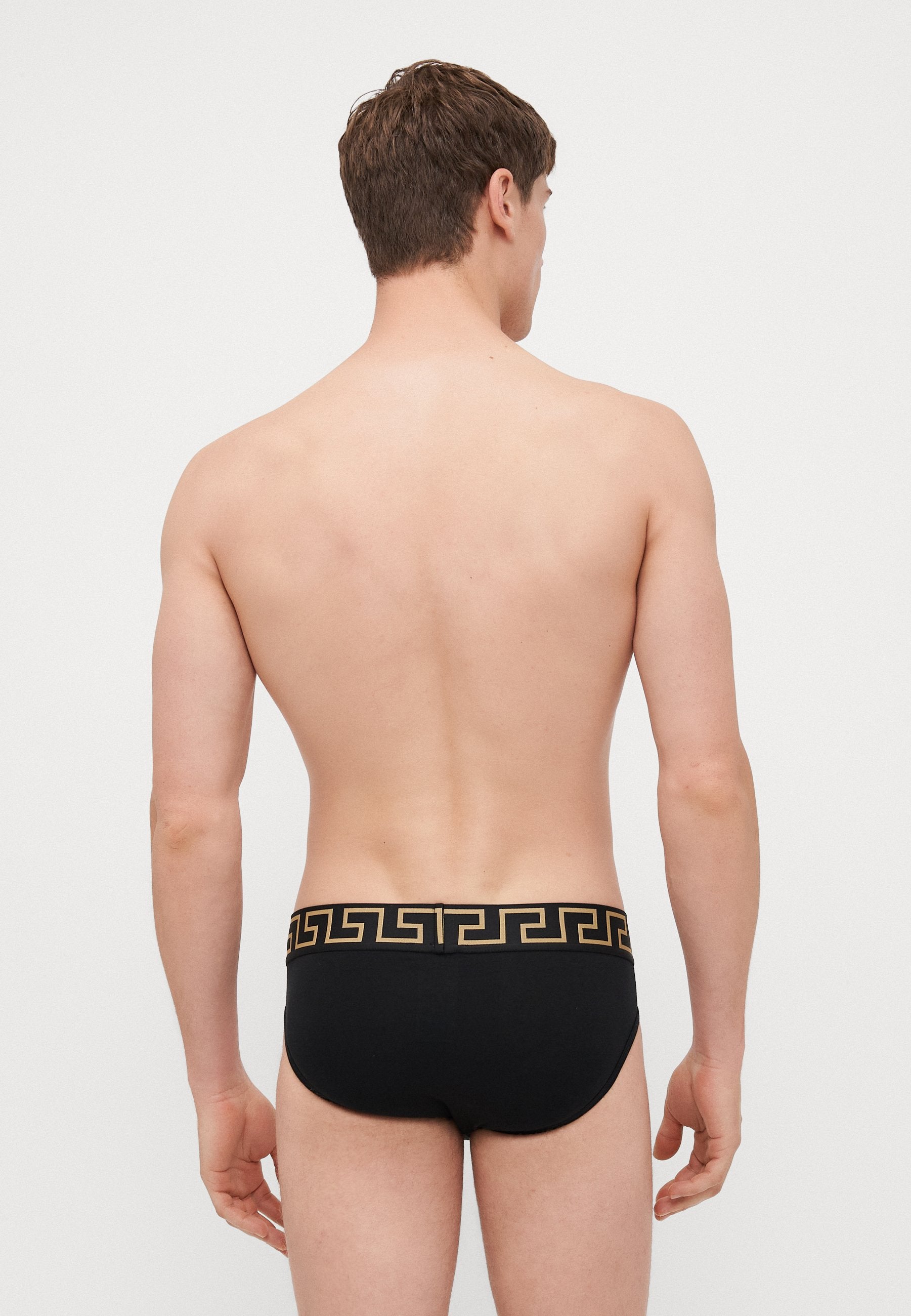 UNDERPANTS TOPEKA NEW LOGO 3 PACK - Briefs - black/gold-coloured