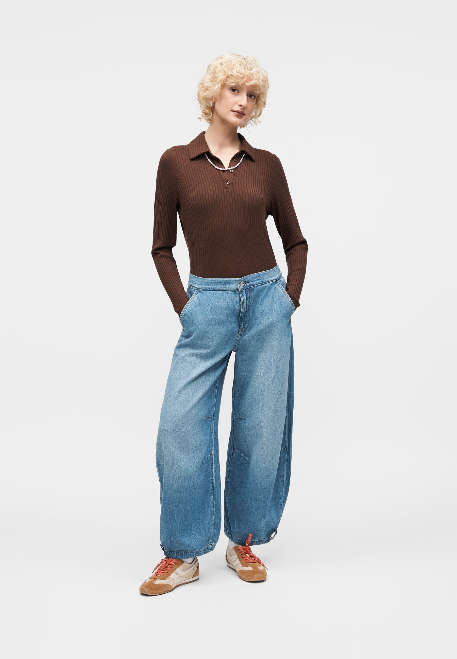 Baggy Jeans - medium indigo