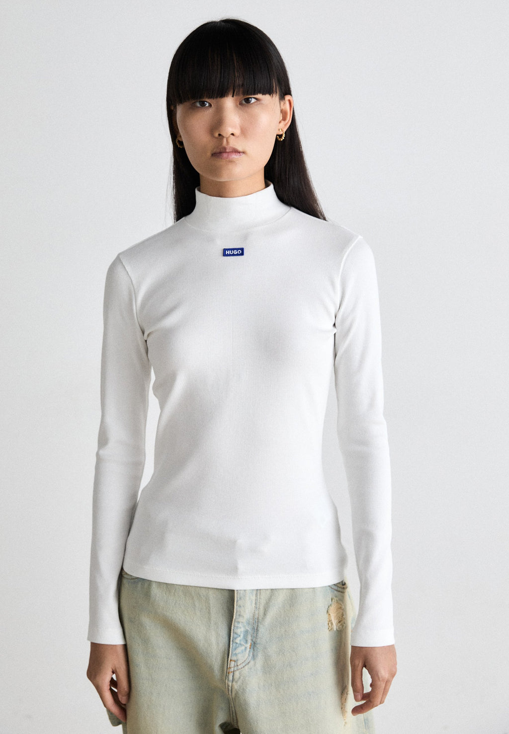EASY  - Long sleeved top - white