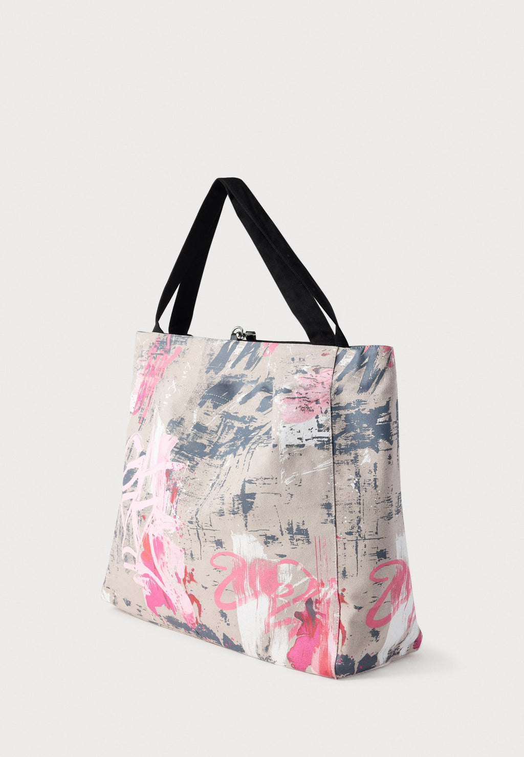 CABAS RÉVERSIBLE UNISEXE - Sac de ville - noir/gris uni