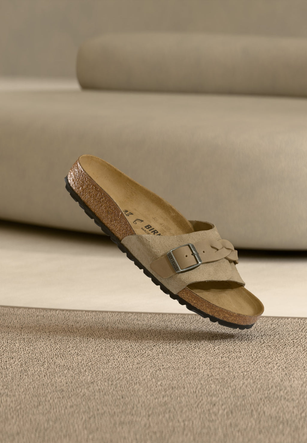 OITA BRAIDED LEOI/LEVE TAUPEN REGULAR - Sandalet - taupe