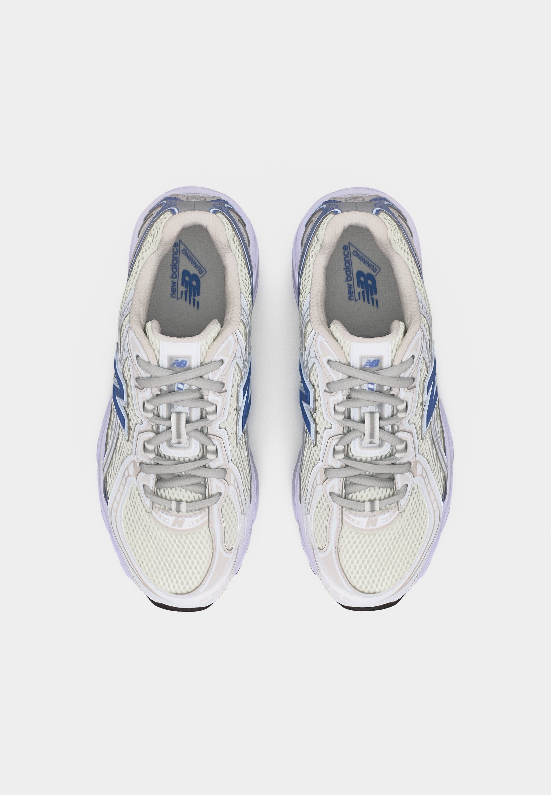 740 UNISEX - Trainers - white/fairweather blue