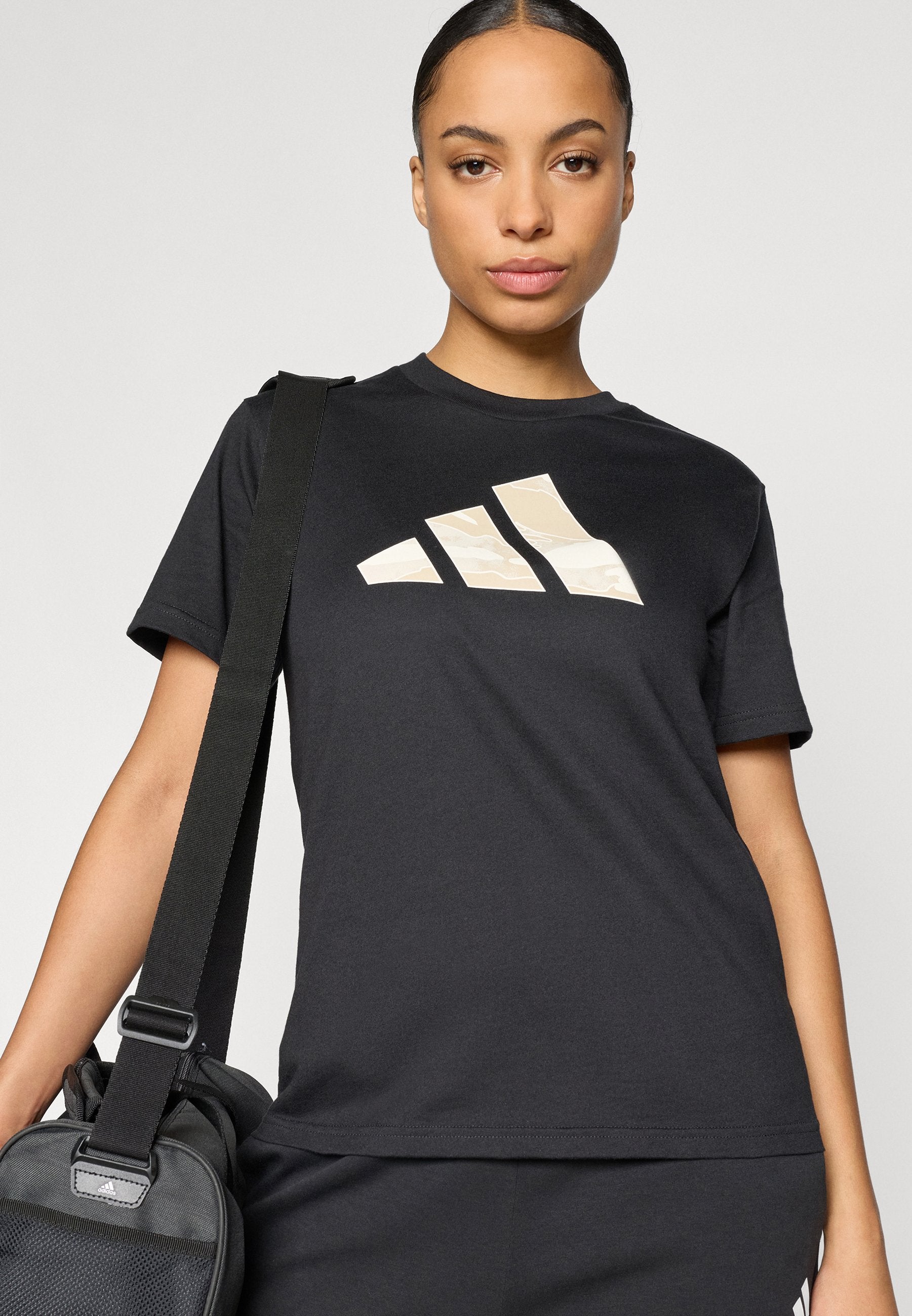 Print T-shirt - black