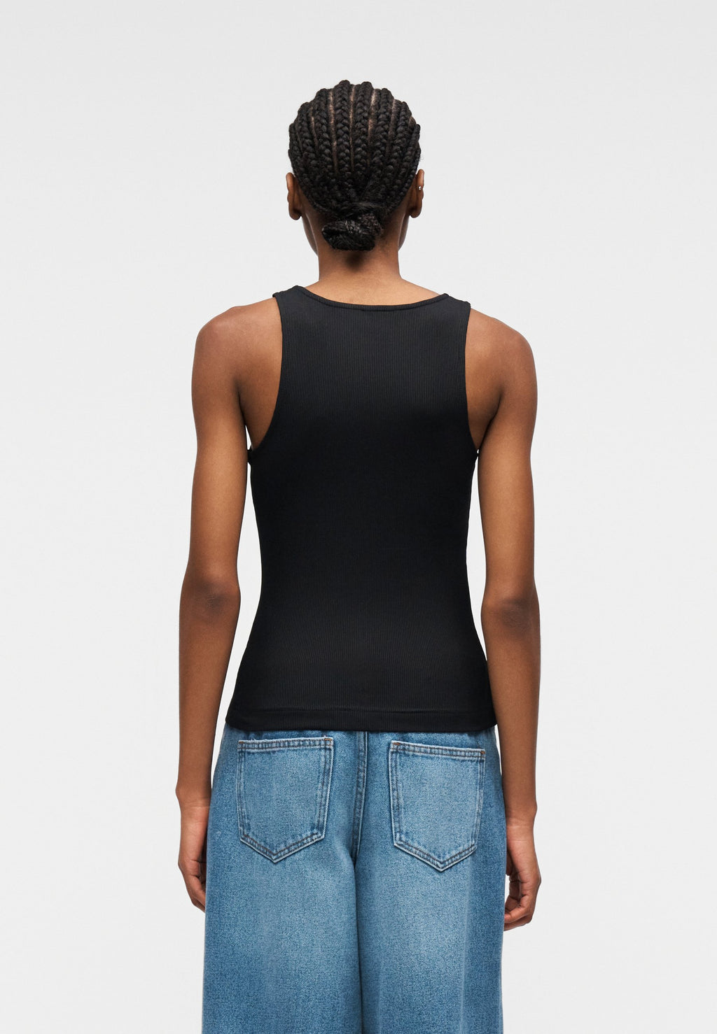 ROUND NECK GUENDALINA - Top - jet black