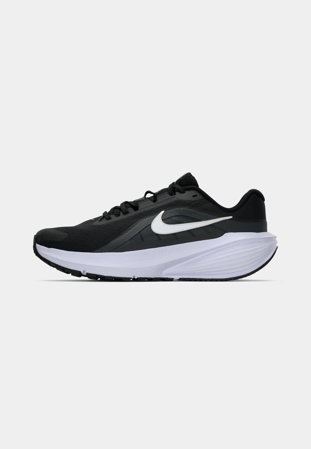 DOWNSHIFTER 14 - Road running shoes - black/white/anthracite/wolf grey