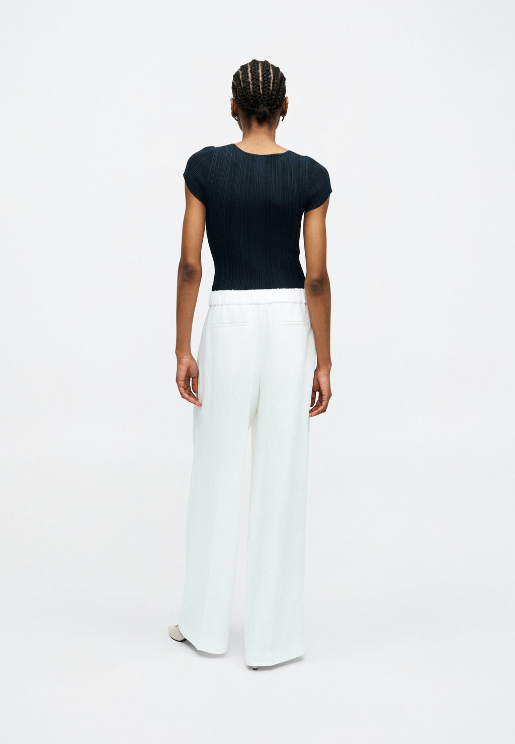 TIANA - Trousers - white