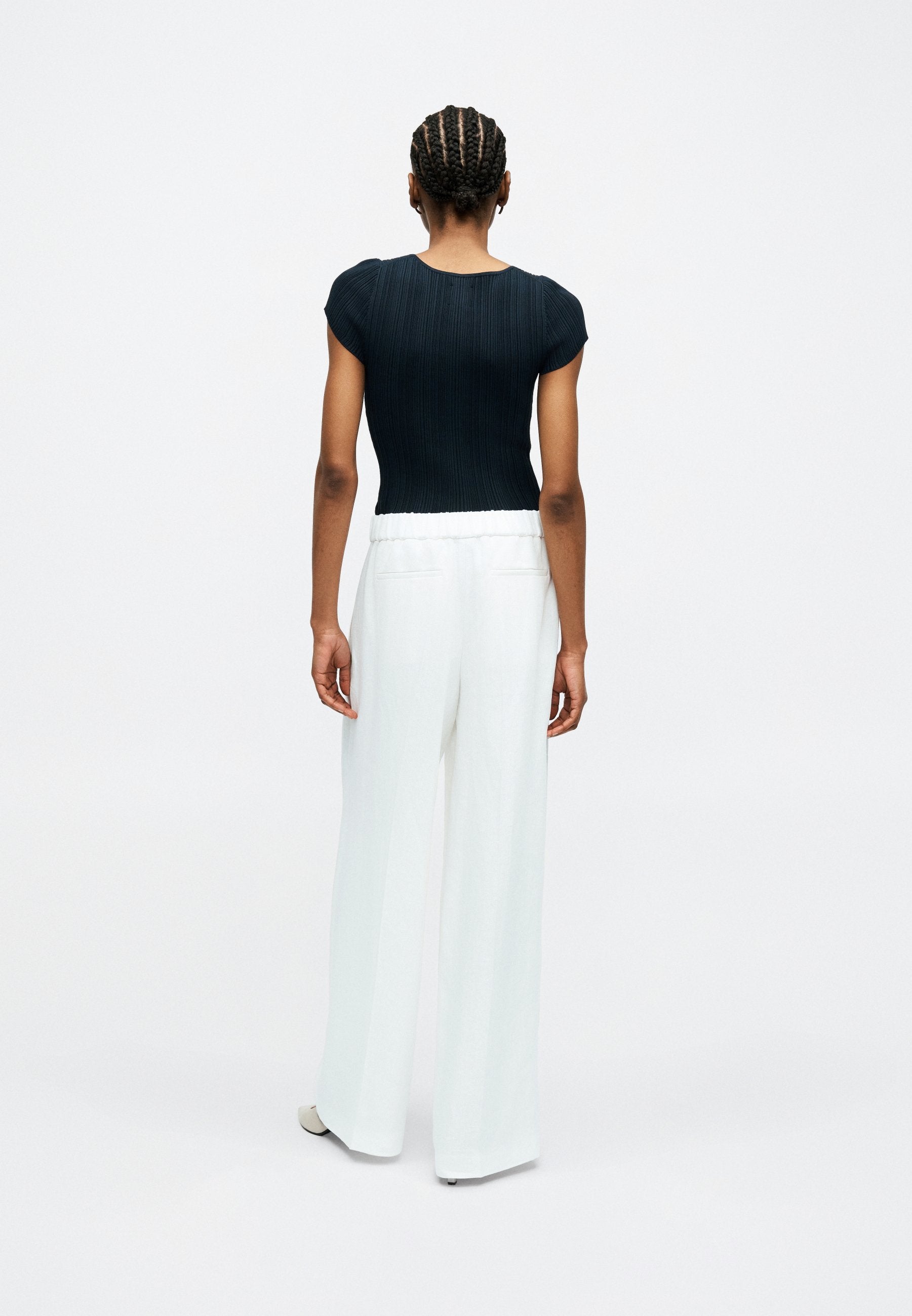 TIANA - Trousers - white