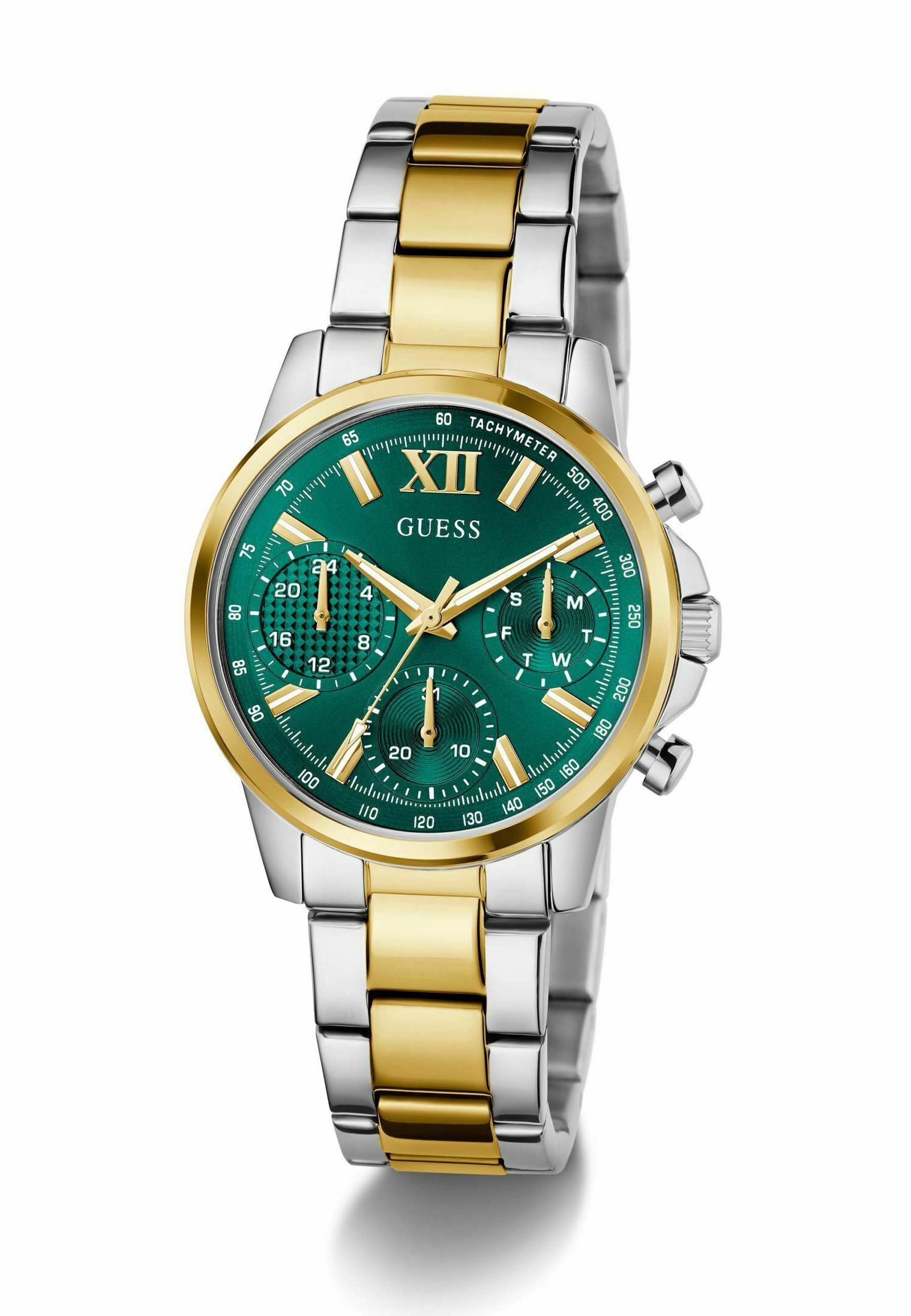 BAILEY - Chronograph watch - silver and green
