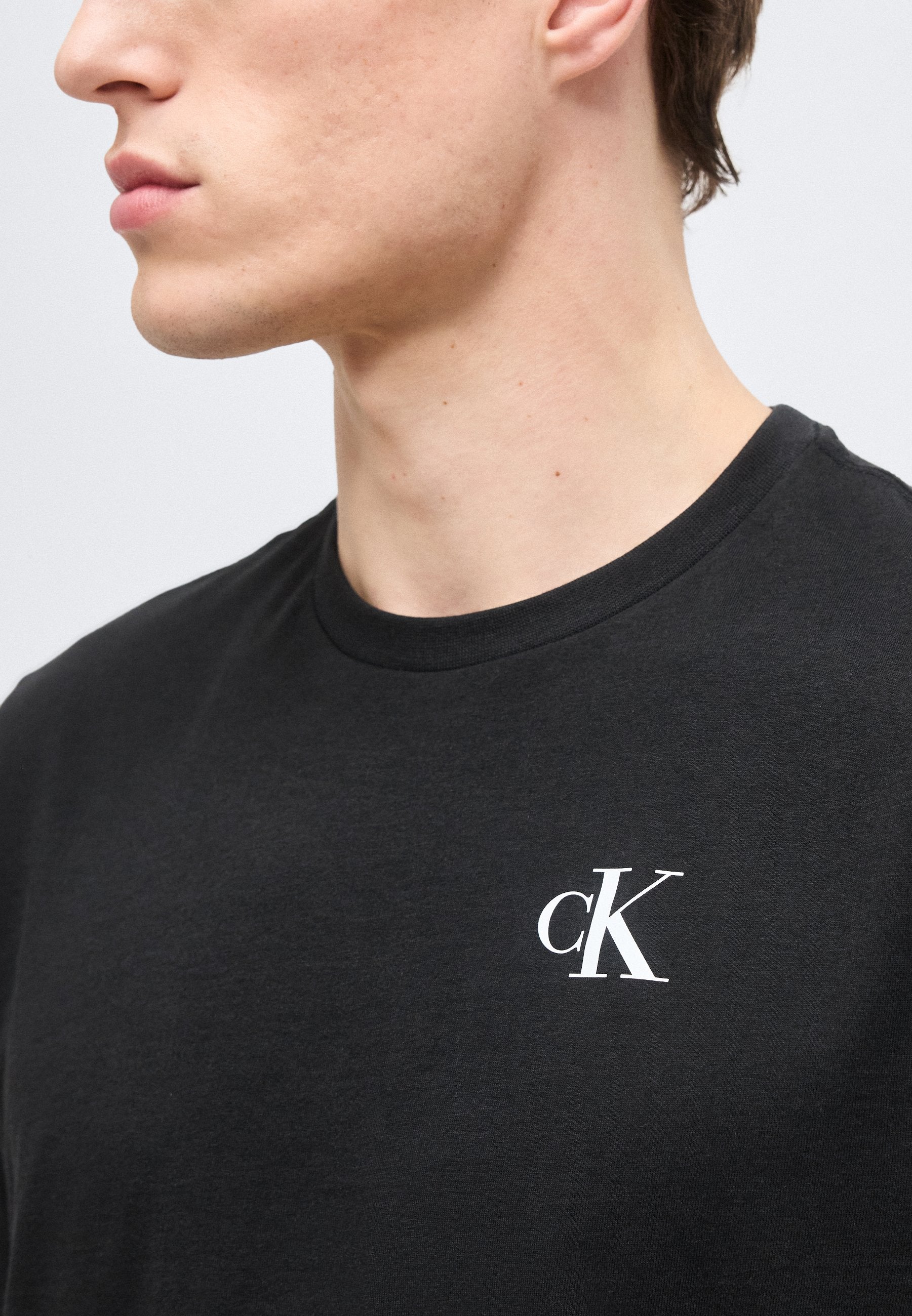 TEE CLASSIQUE À IMPRIMÉ AU DOS - T-shirt imprimé - black