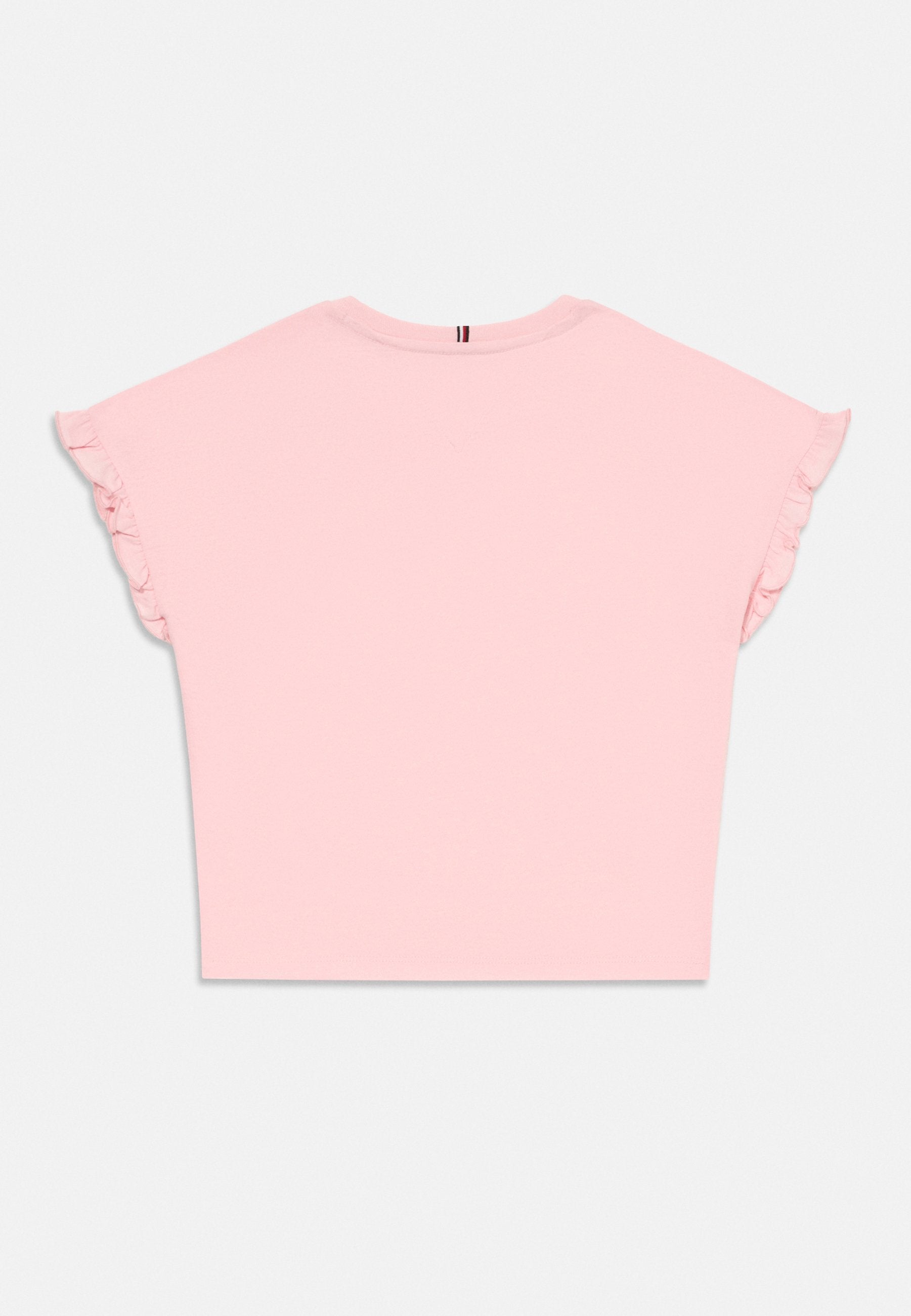ESSENTIAL RUFFLE CUFF RELAXED TOP - Basic T-shirt - duchess pink