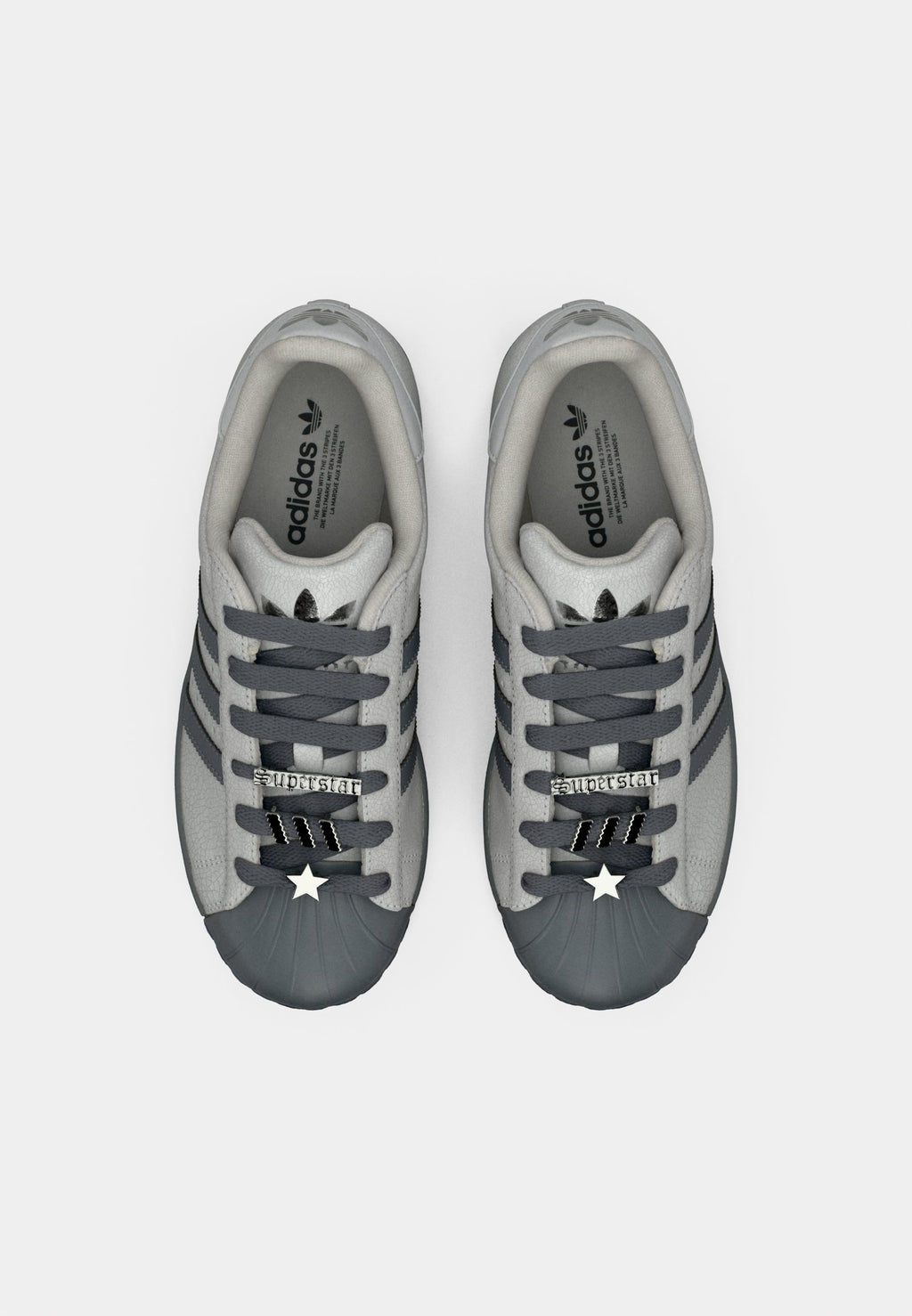 SUPERSTAR II - Trainers - grey two/grey five/silver-coloured metallic