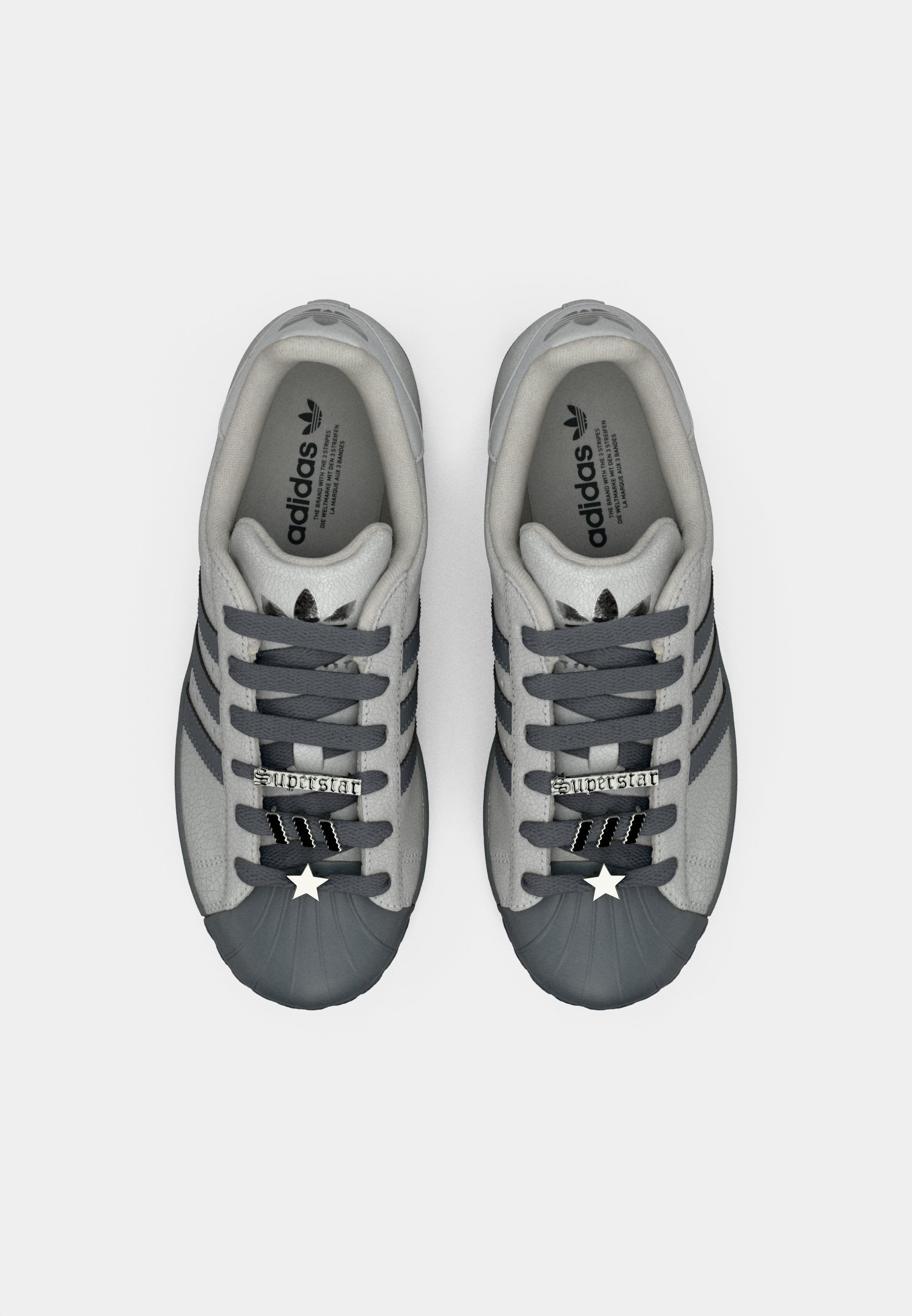 SUPERSTAR II - Trainers - grey two/grey five/silver-coloured metallic