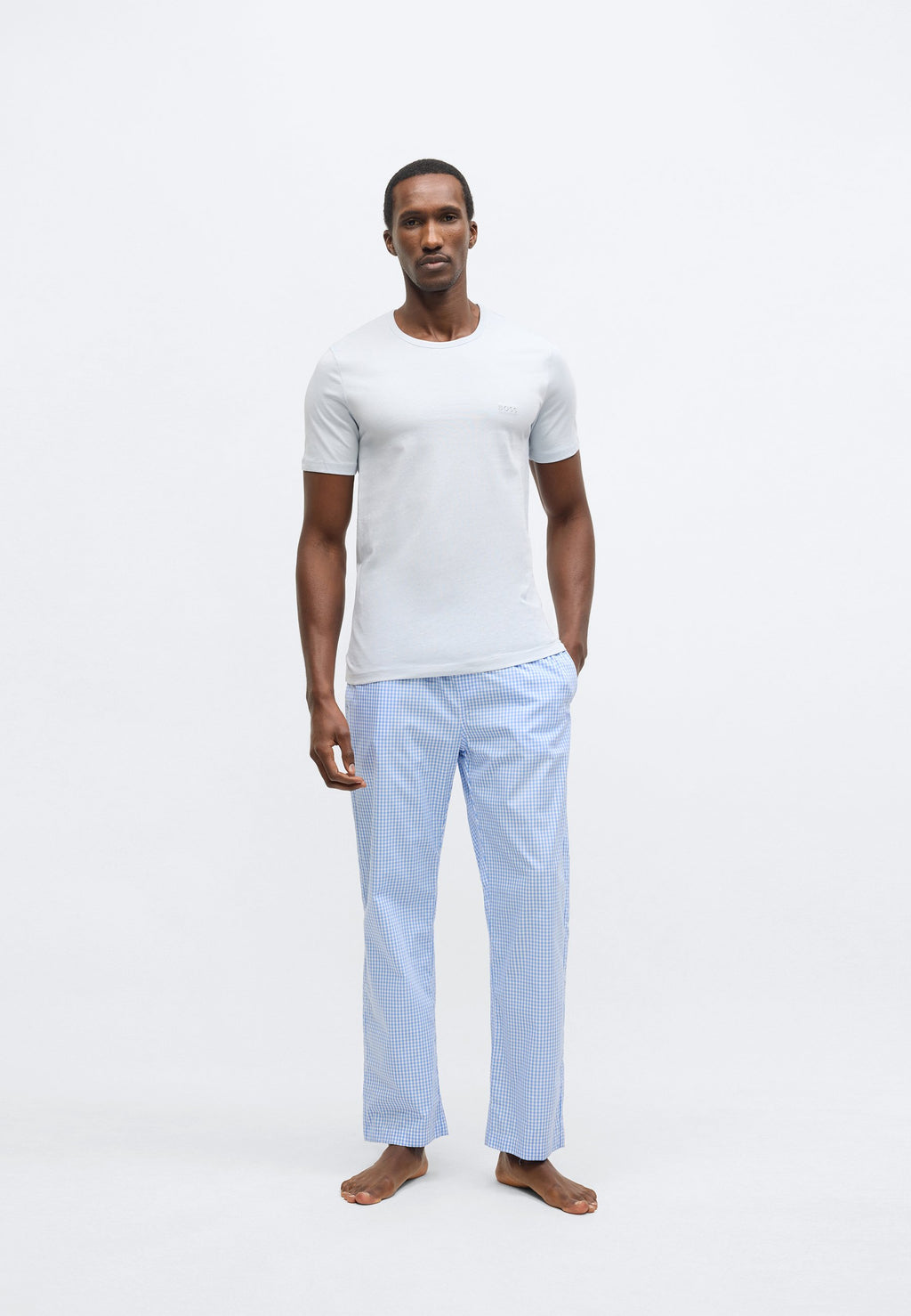PANTS - Pyjama bottoms - light blue
