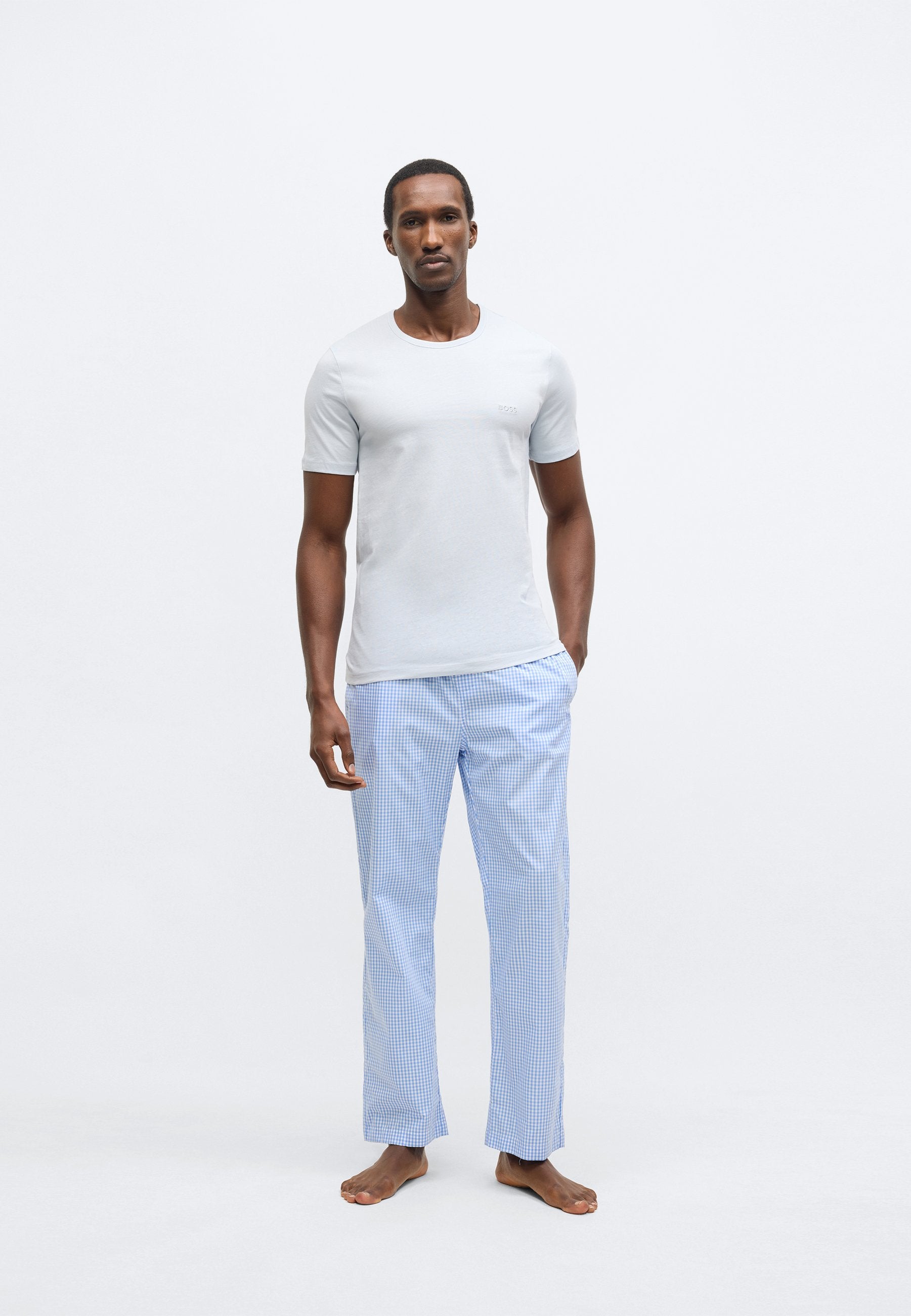 PANTS - Pyjama bottoms - light blue