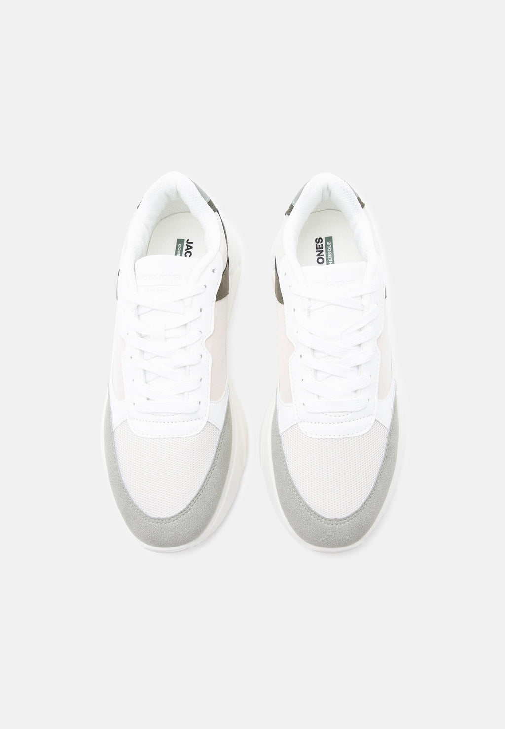 JFWASPIRE RUNNER - Trainers - white/seagrass/bronze green