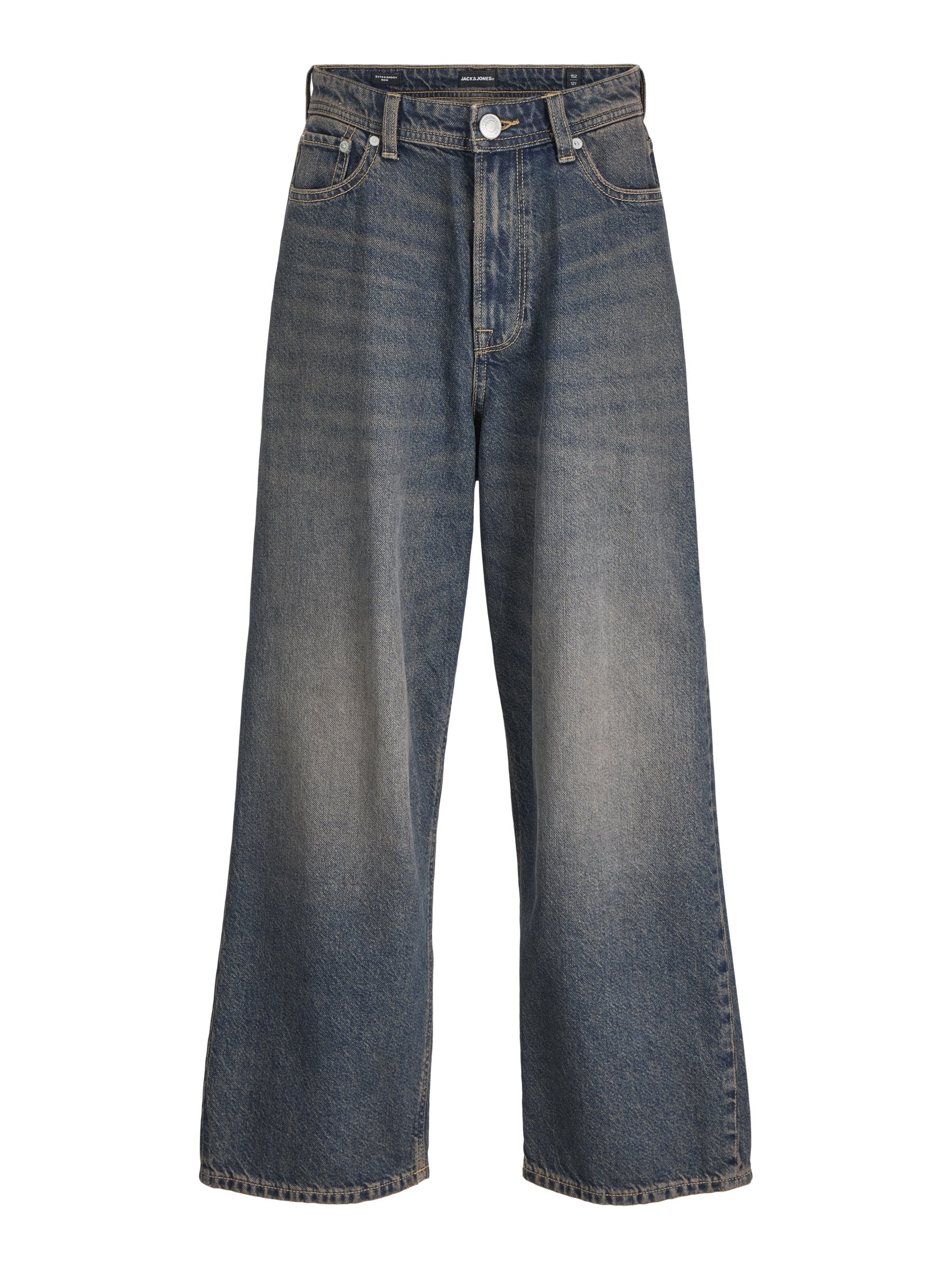 JJIRON JJORIGINAL SQ 311 JNR Junior - Jean à coupe droite - denim bleu