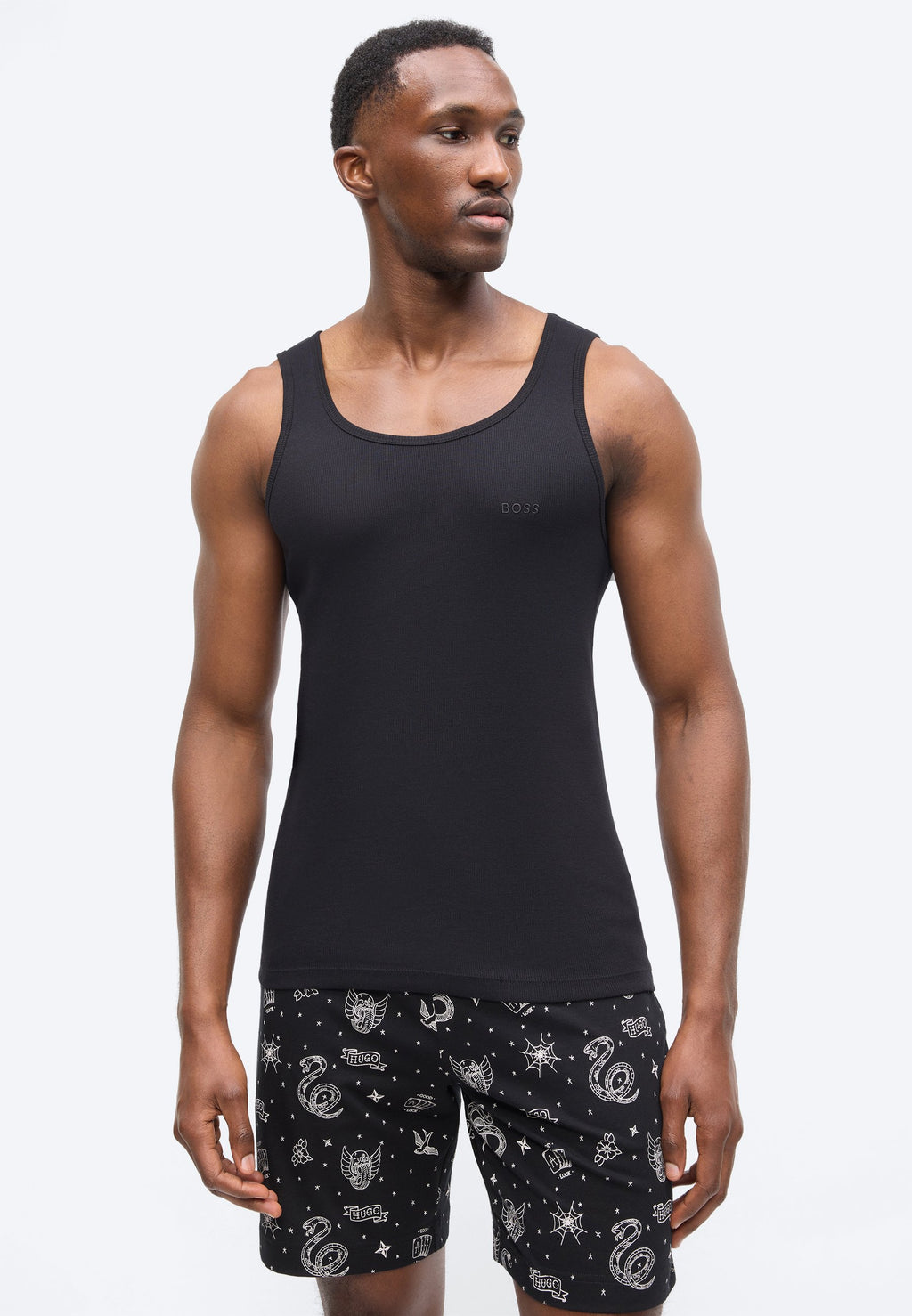 3 PACK - Undershirt - black/grey/white